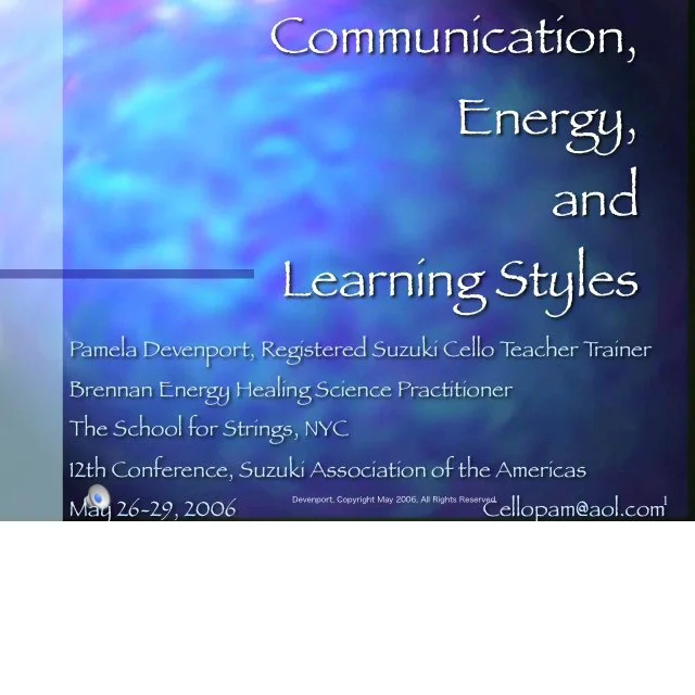 Communication, Energy, and Learning Styles