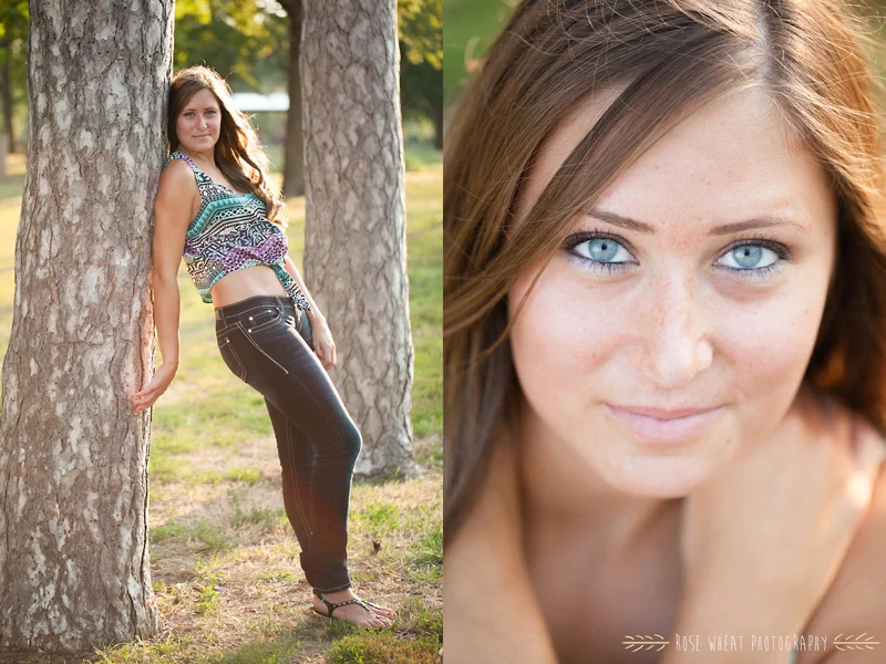 Her eyes are incredible! It's not every day you come across eyes as clear and blue as hers.