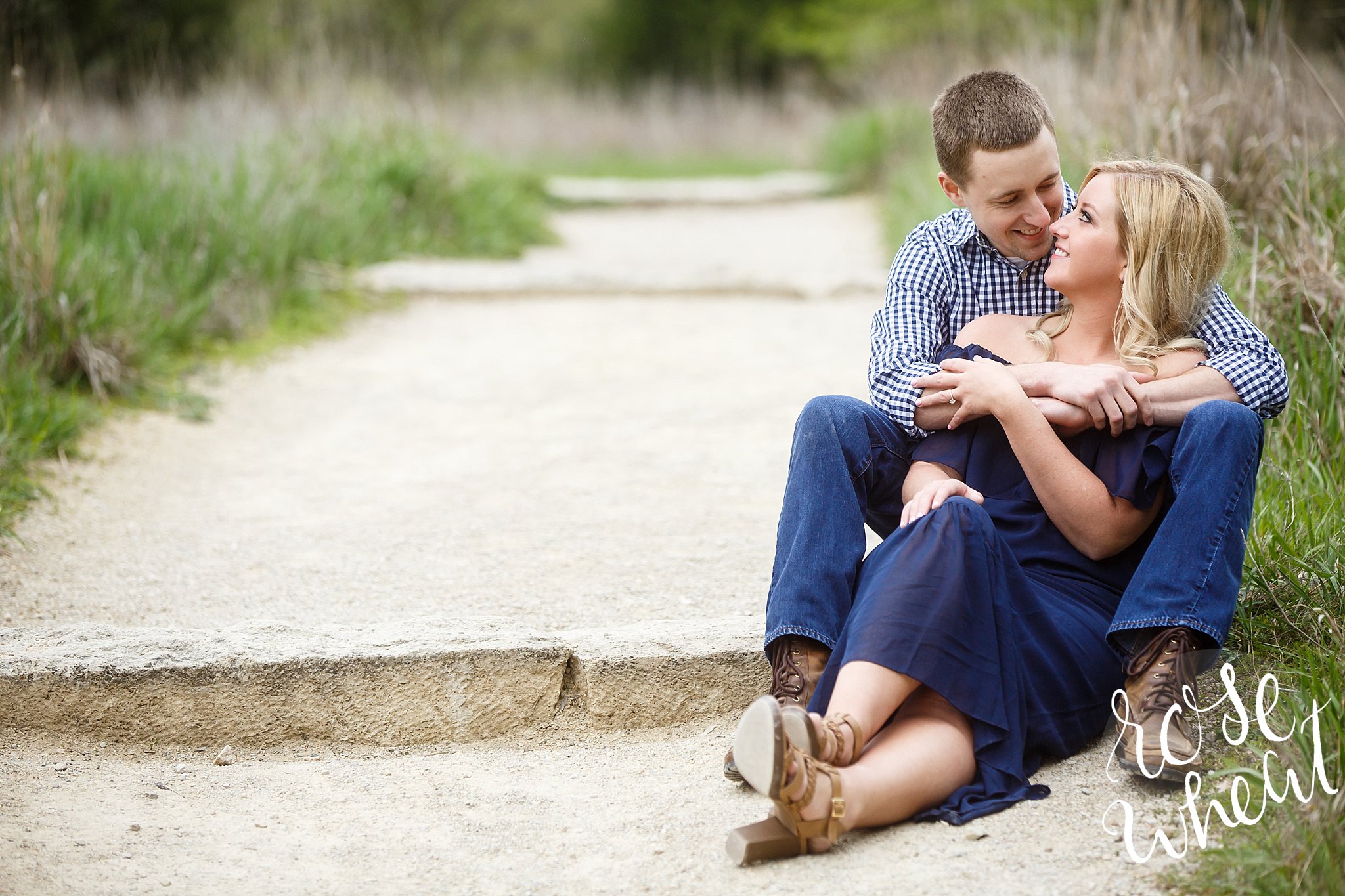 konza prairie engagement photos