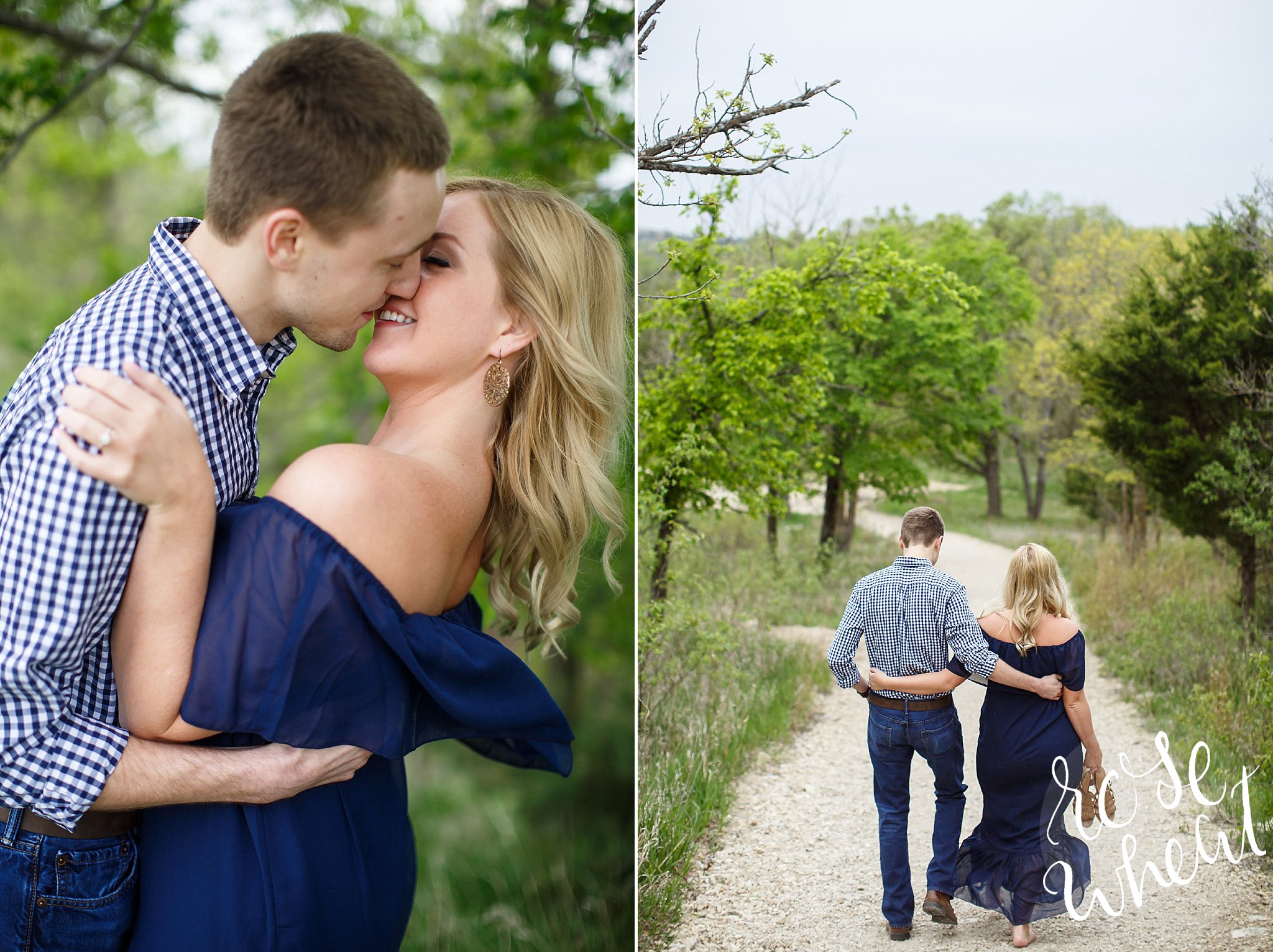 konza prairie engagement photos