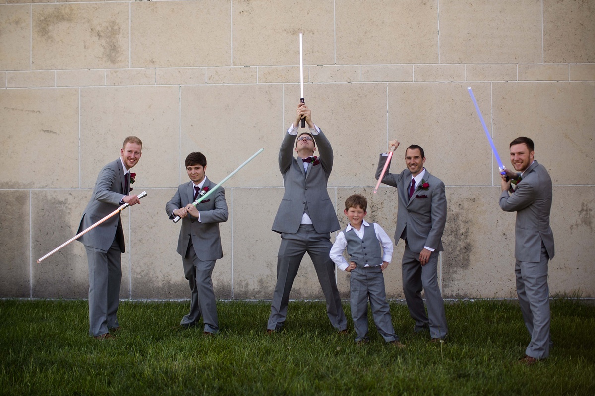 Star Wars Lightsaber Groomsmen