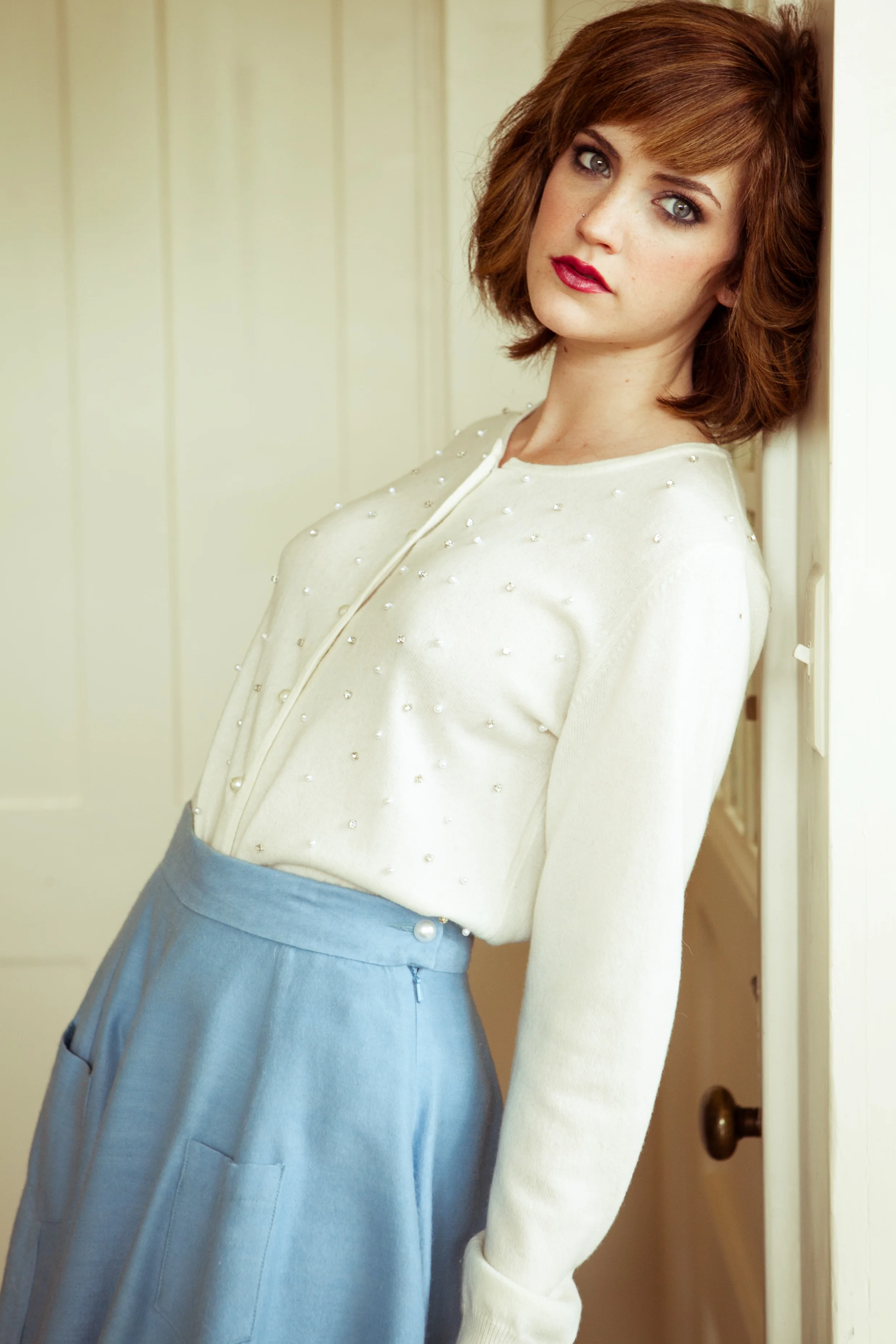 Milky Way Sweater with Skater Skirt