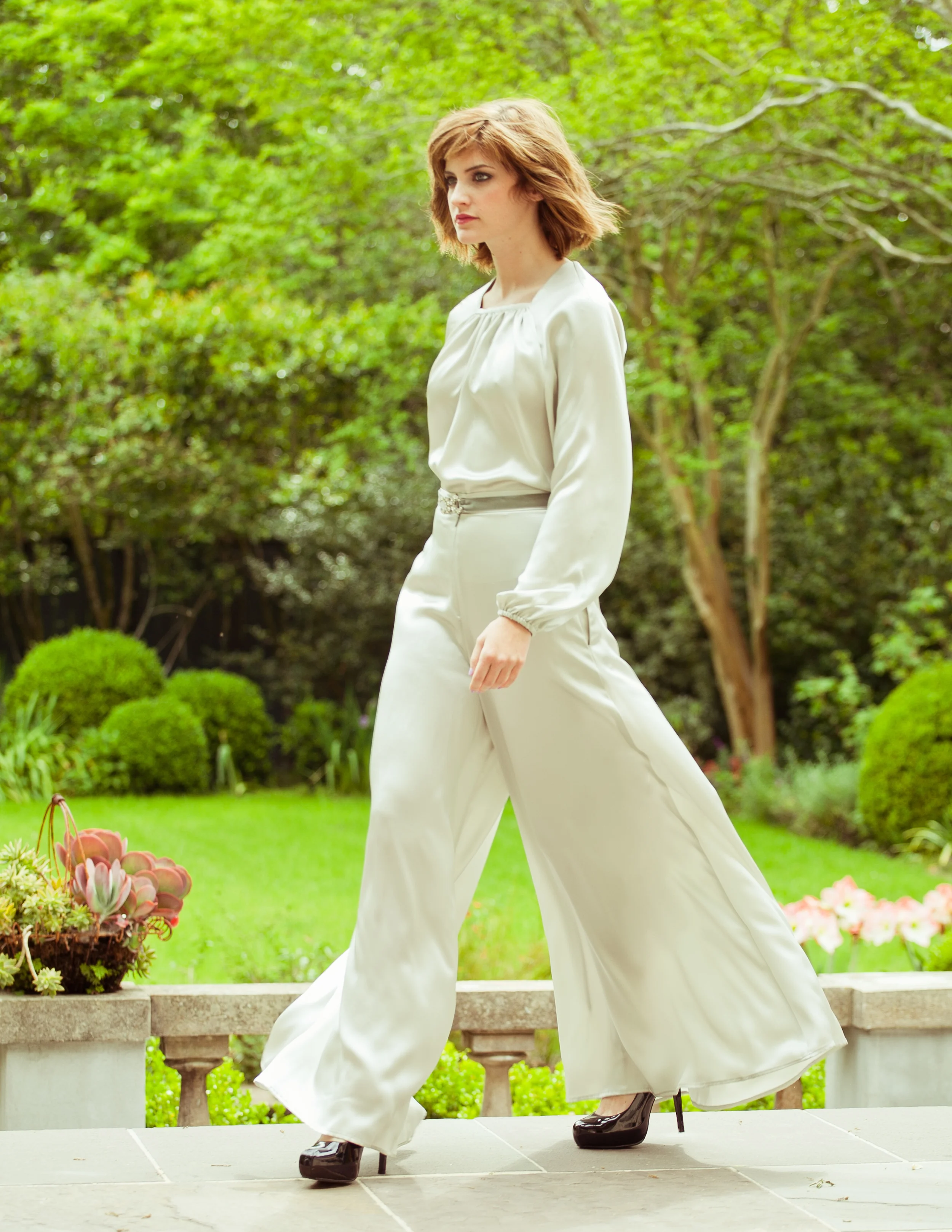 Moonbeam Blouse and Moonbeam Palazzo