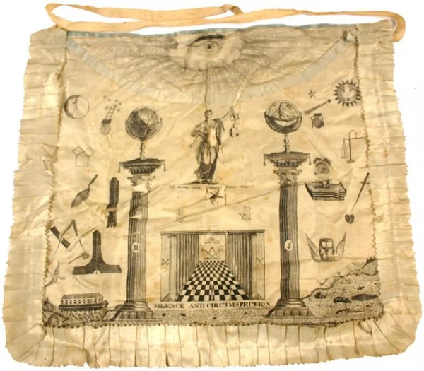 Masonic apron c. 1800
