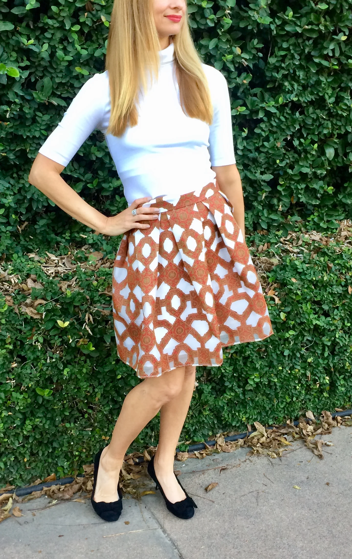 Holiday skirt- dark and short