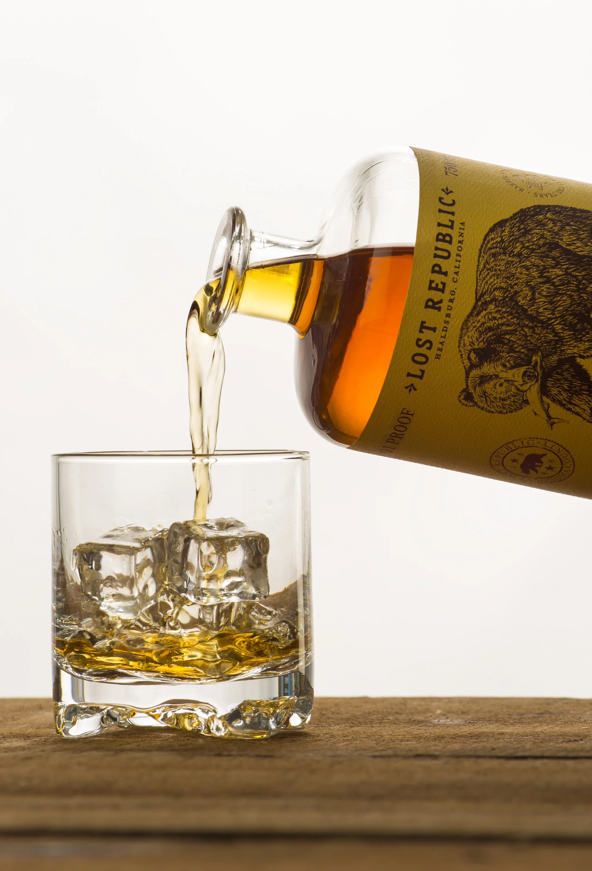 Pouring whiskey