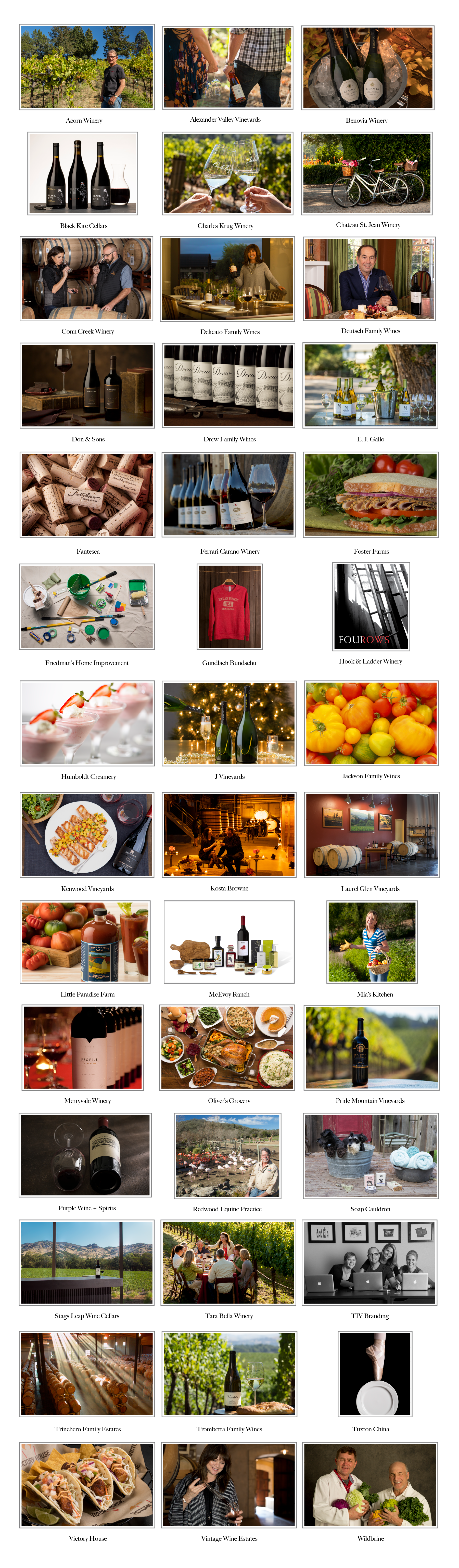 client list with photos