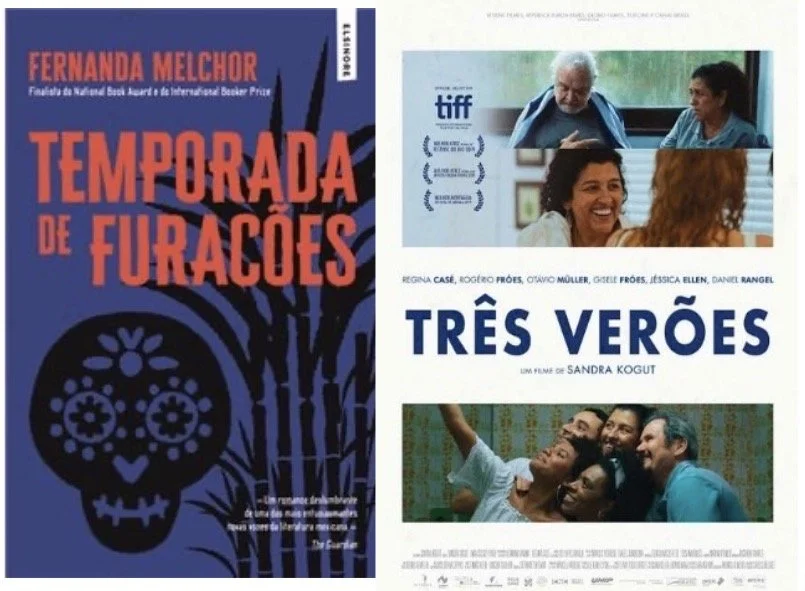 Dicas de livros e filmes por Luciana Andrade - Livro: temporada de furacões, Fernanda Melchior e Filme: Três verões