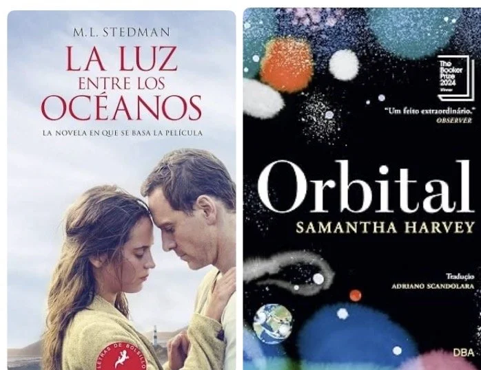 Dicas de livros e filmes por Luciana Andrade - Livro: Orbital, Samantha Harvey e Filme: Luz entre oceanos