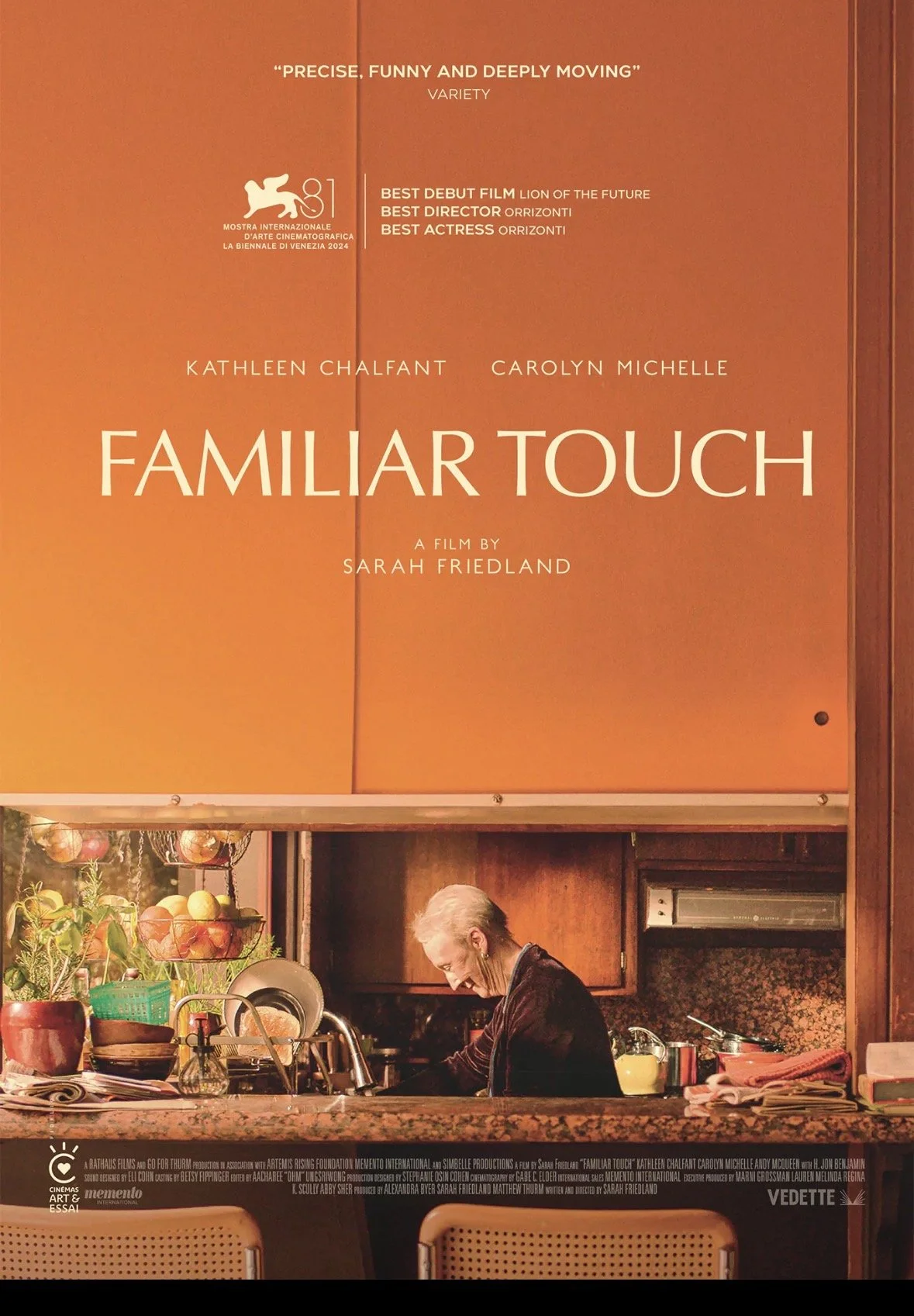 Crítica de cinema por Vicente Neto - Filme: Familiar Touch (título no Brasil: “Toque Familiar”)