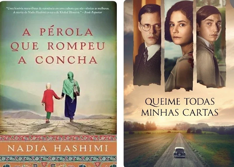 Dicas de livros e filmes por Luciana Andrade - Livro: A pérola que rompeu a concha, Nádia Hashim e Filme: Queime todas as minhas cartas