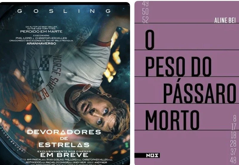 Dicas de livros e filmes por Luciana Andrade - Livro: o peso do pássaro morto, Aline Bei e Filme: Devoradores de estrelas