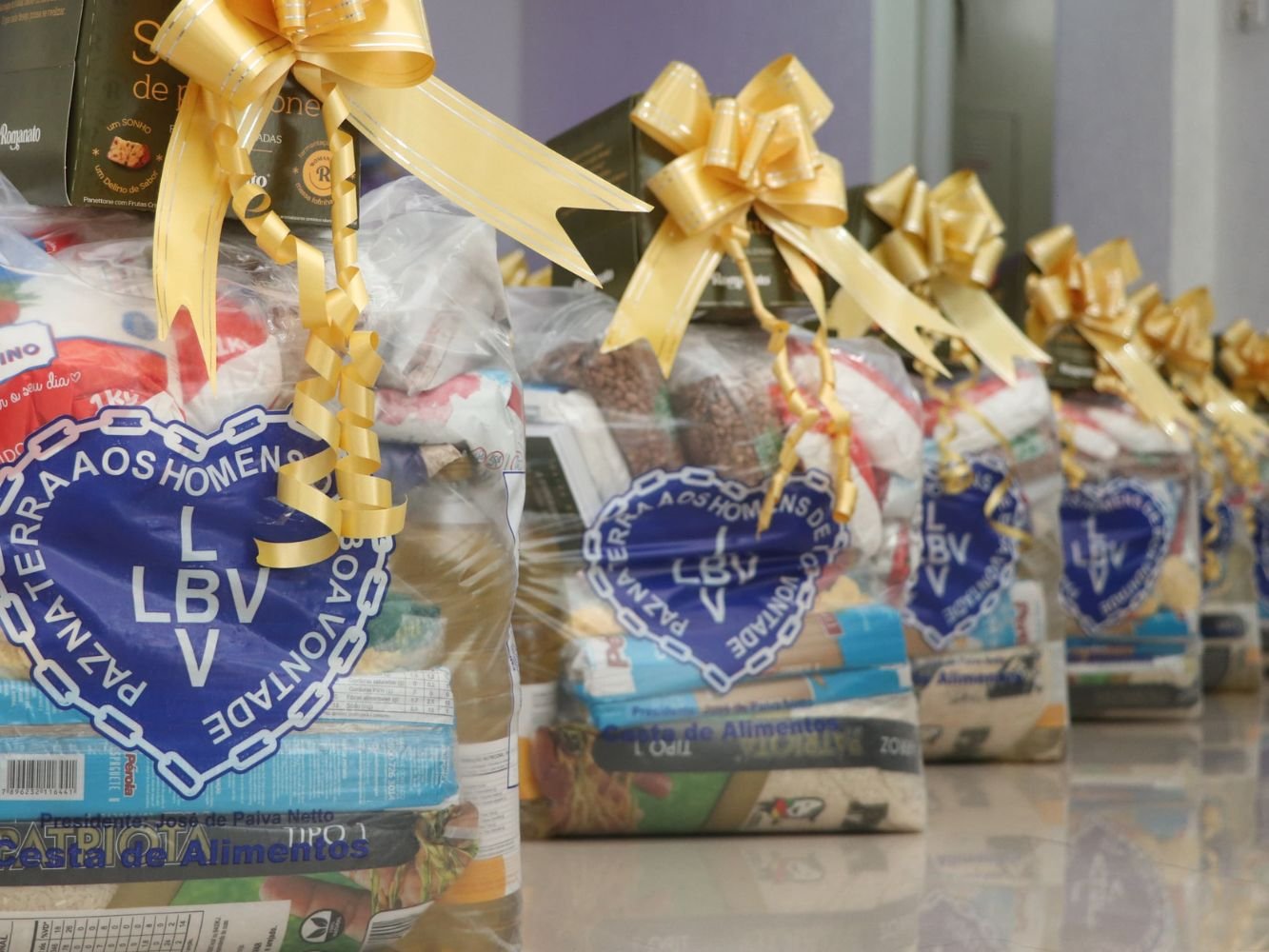 LBV mobiliza arrecadação de alimentos para beneficiar milhares de famílias no Natal