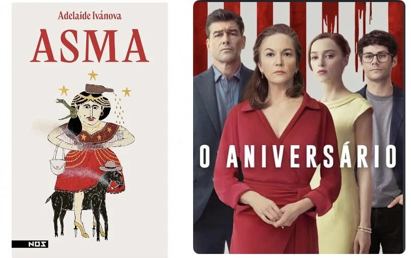 Dicas de livros e filmes por Luciana Andrade - Livro: Asma de Adelaide Ivanova e Filme: O aniversário do Prime Video