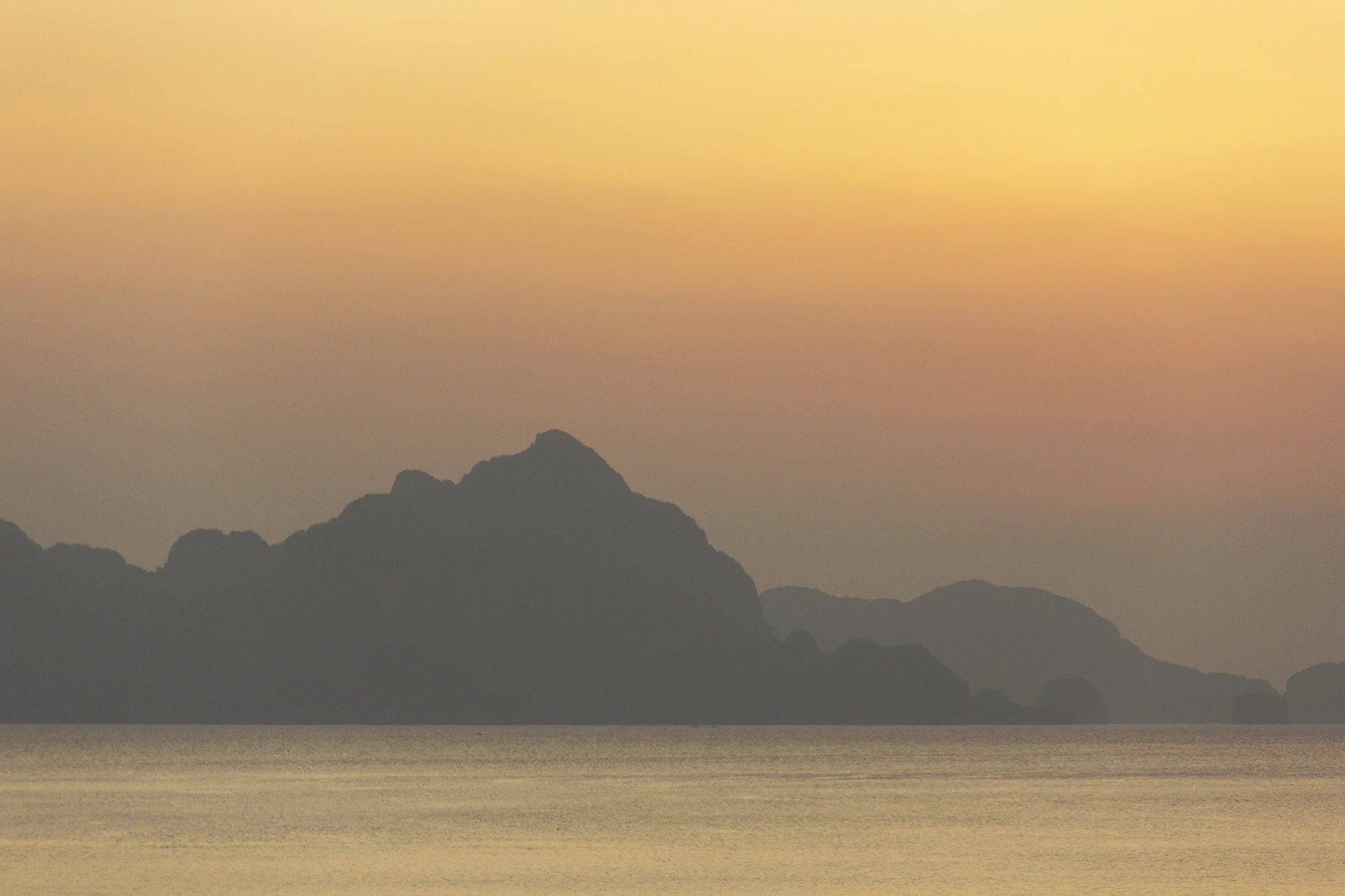 View from Republica Sunset Bar, El Nido