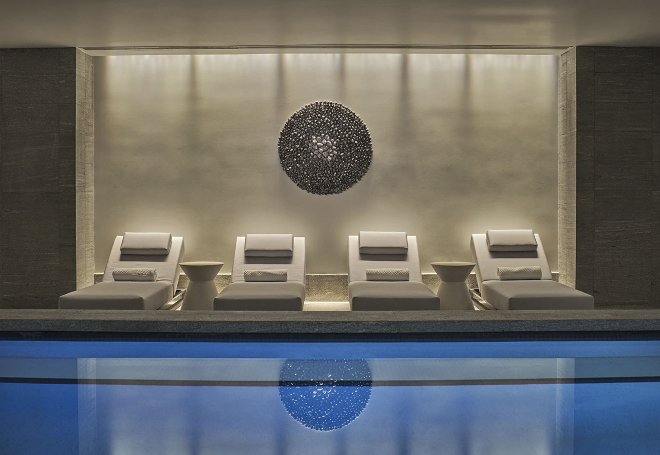 Carson Fox "Big Sky Meditation, 2021"
(resin, Swarovski crystals, pins)