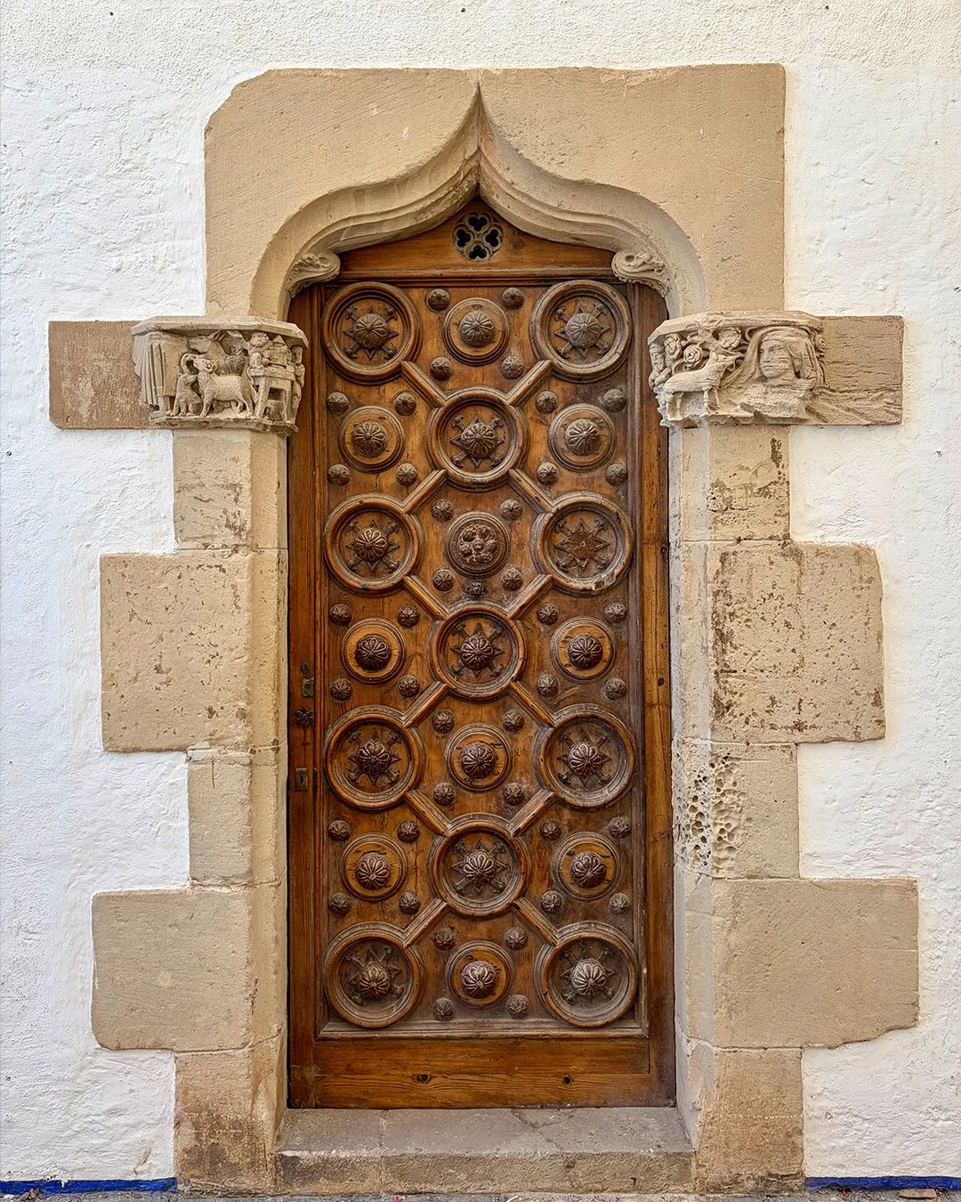 Sitges ornate door detail