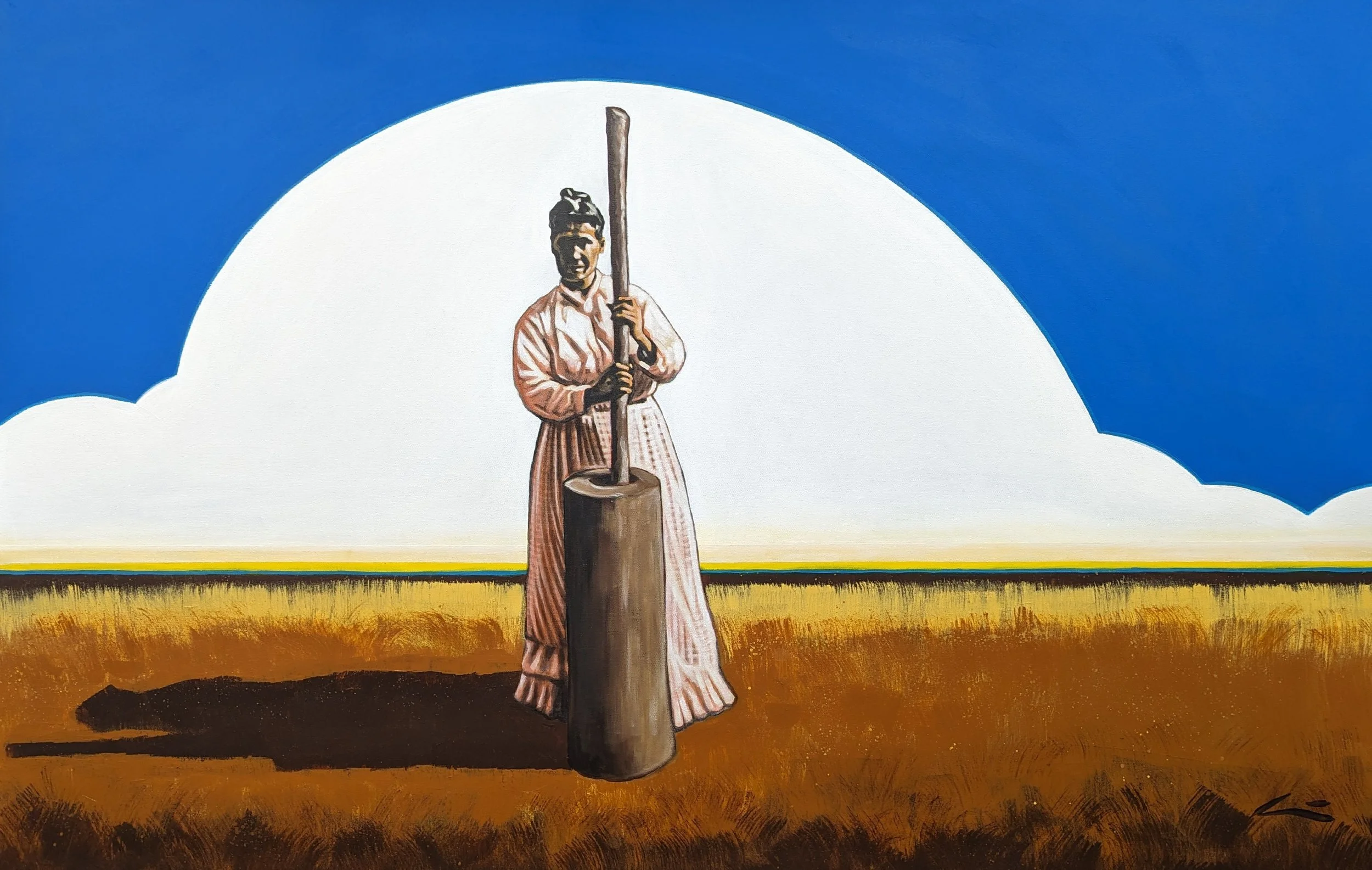 Dylan Cavin 'Horizons, 2024' Acrylic on Canvas