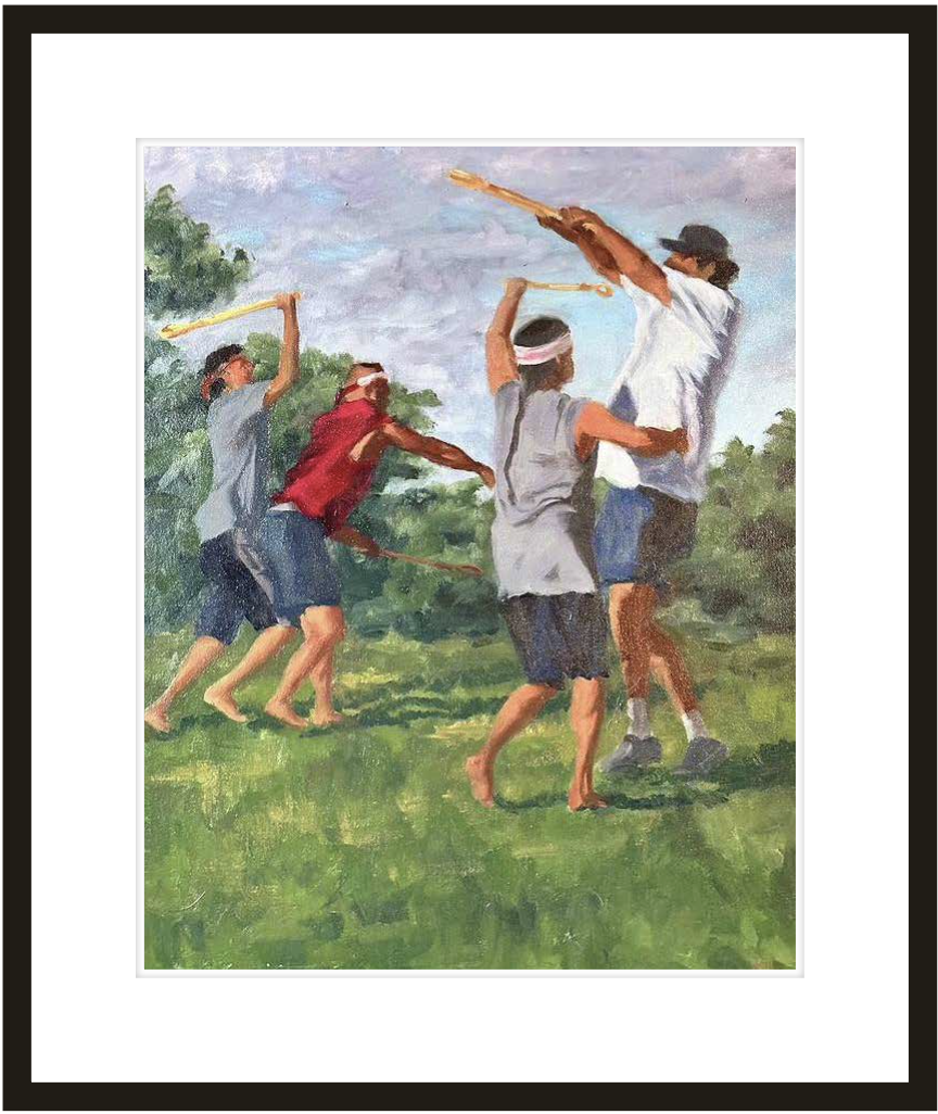Laurie Jean Moore, "Stickball Study"
