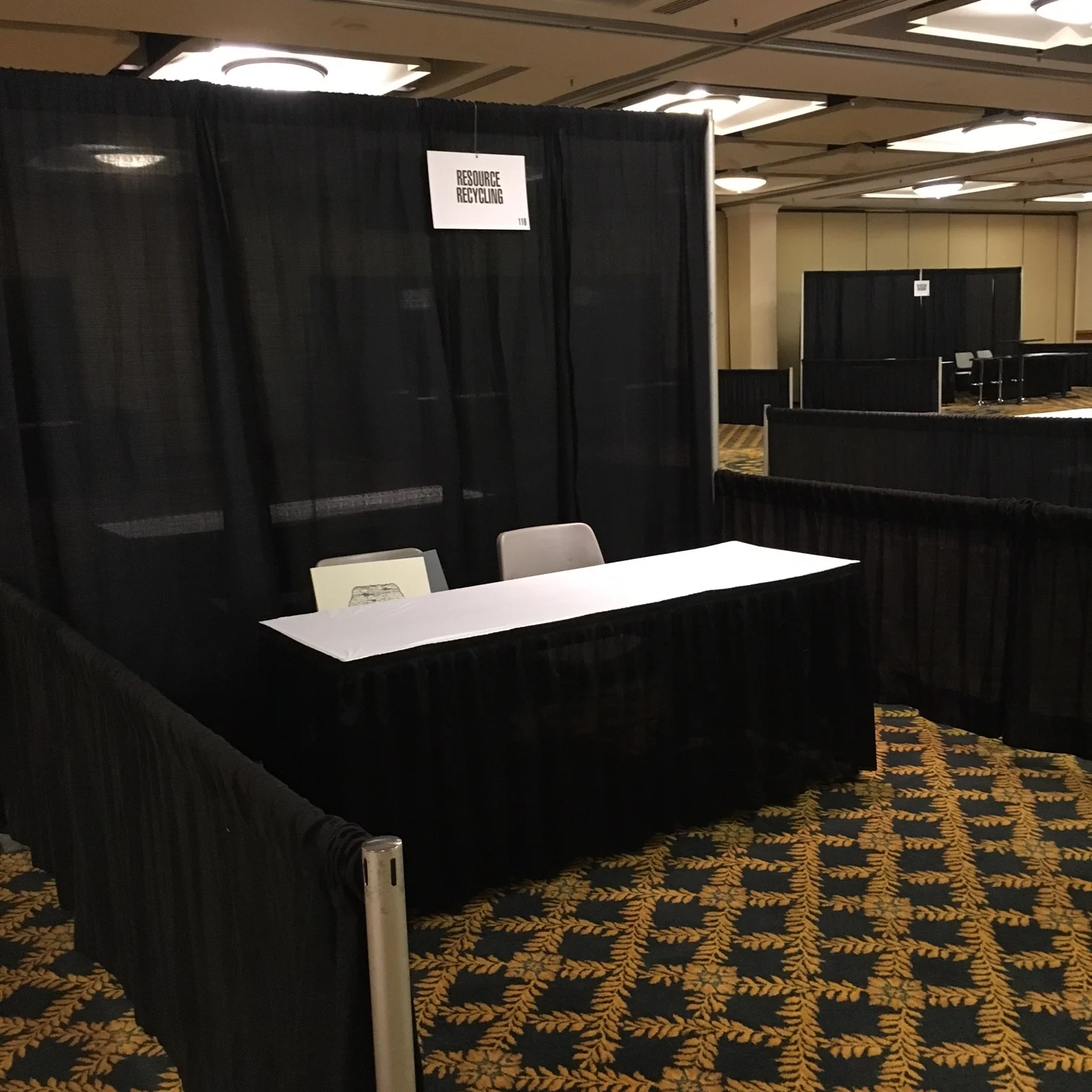Sample of what is provided with a Single Booth
