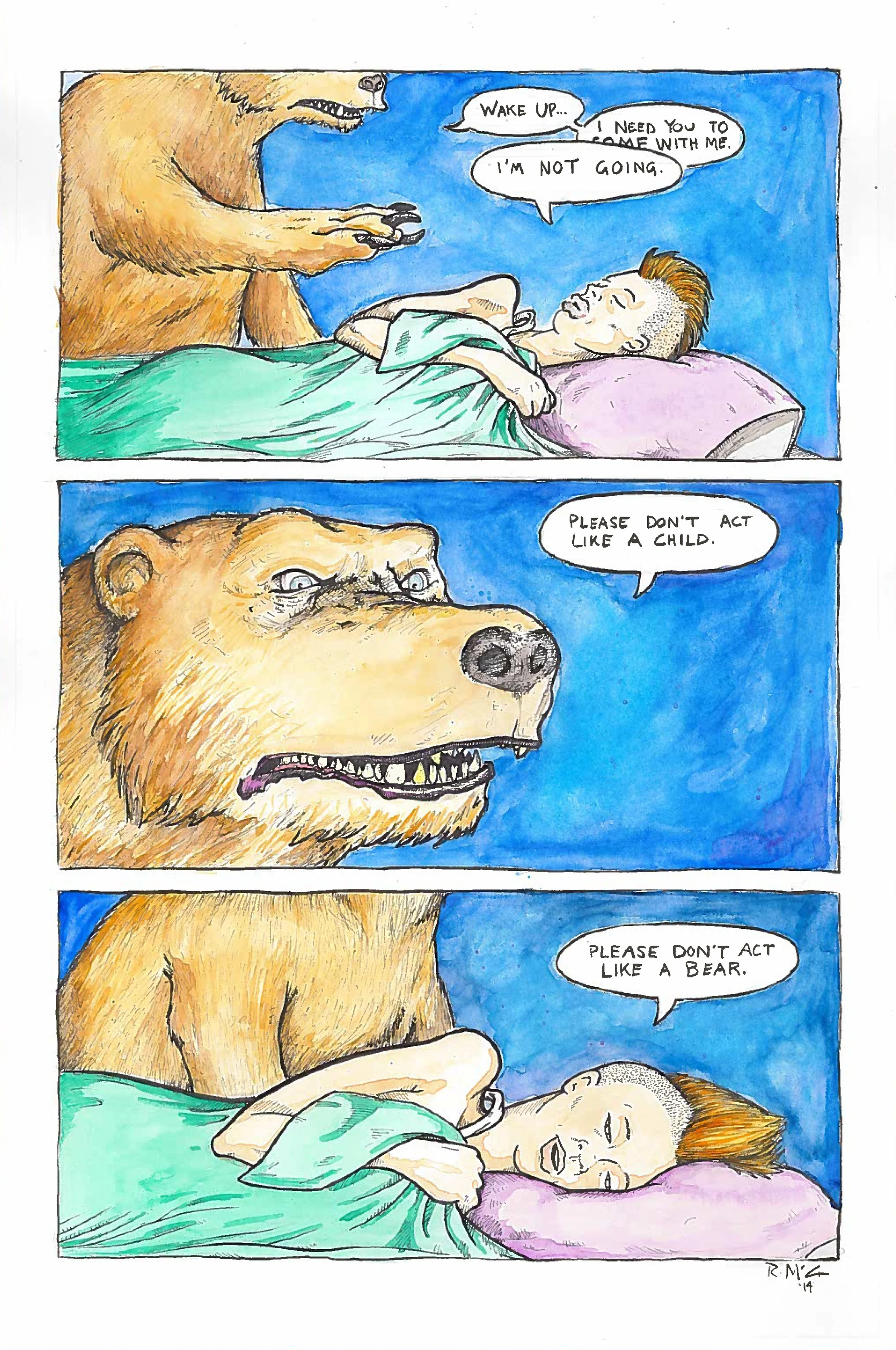 "The Bear Dream" and Moving Forward