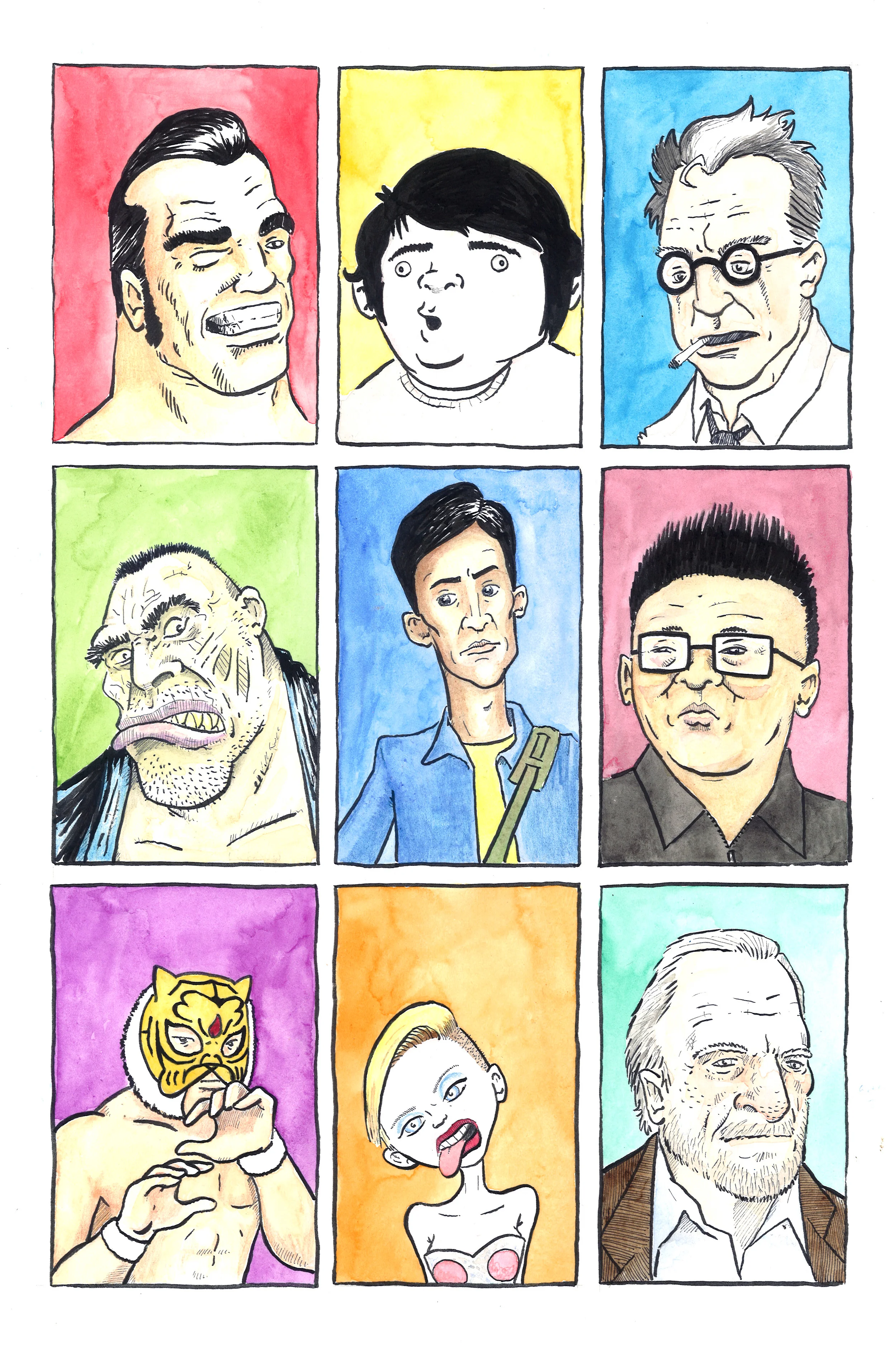 A Tableau of Characters with Meta-Realistic Tendencies.