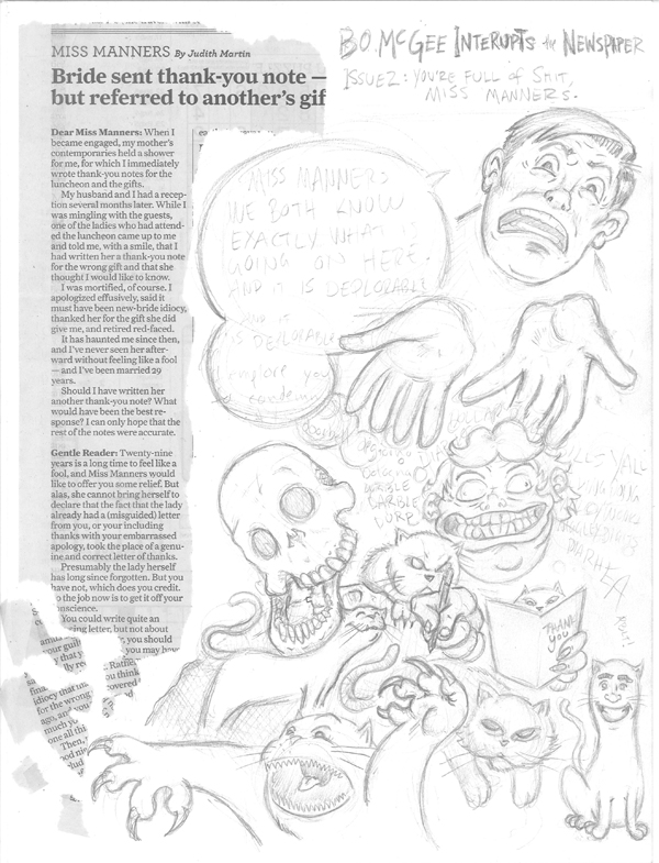 Day 4: "You're Full of Shit, Miss Manners."