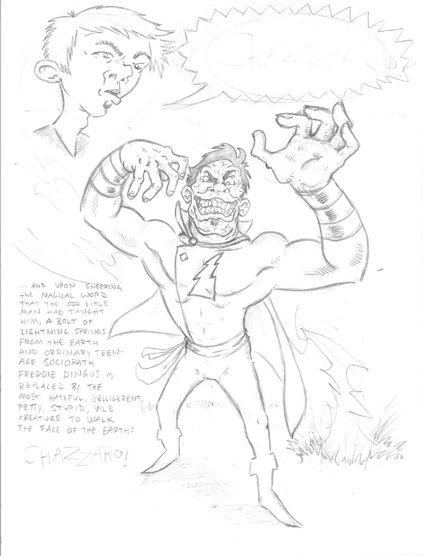 For Day 9 of #IllustrationADay, behold... SHAZARRO!