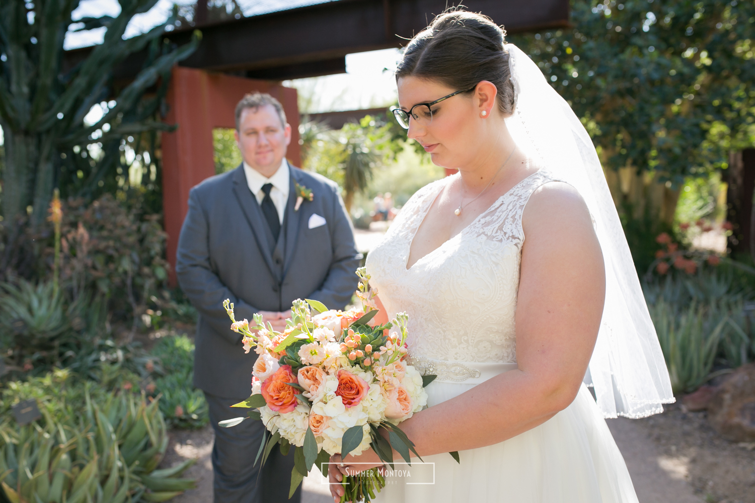 Phoenix wedding at the Desert Botanical Gardens