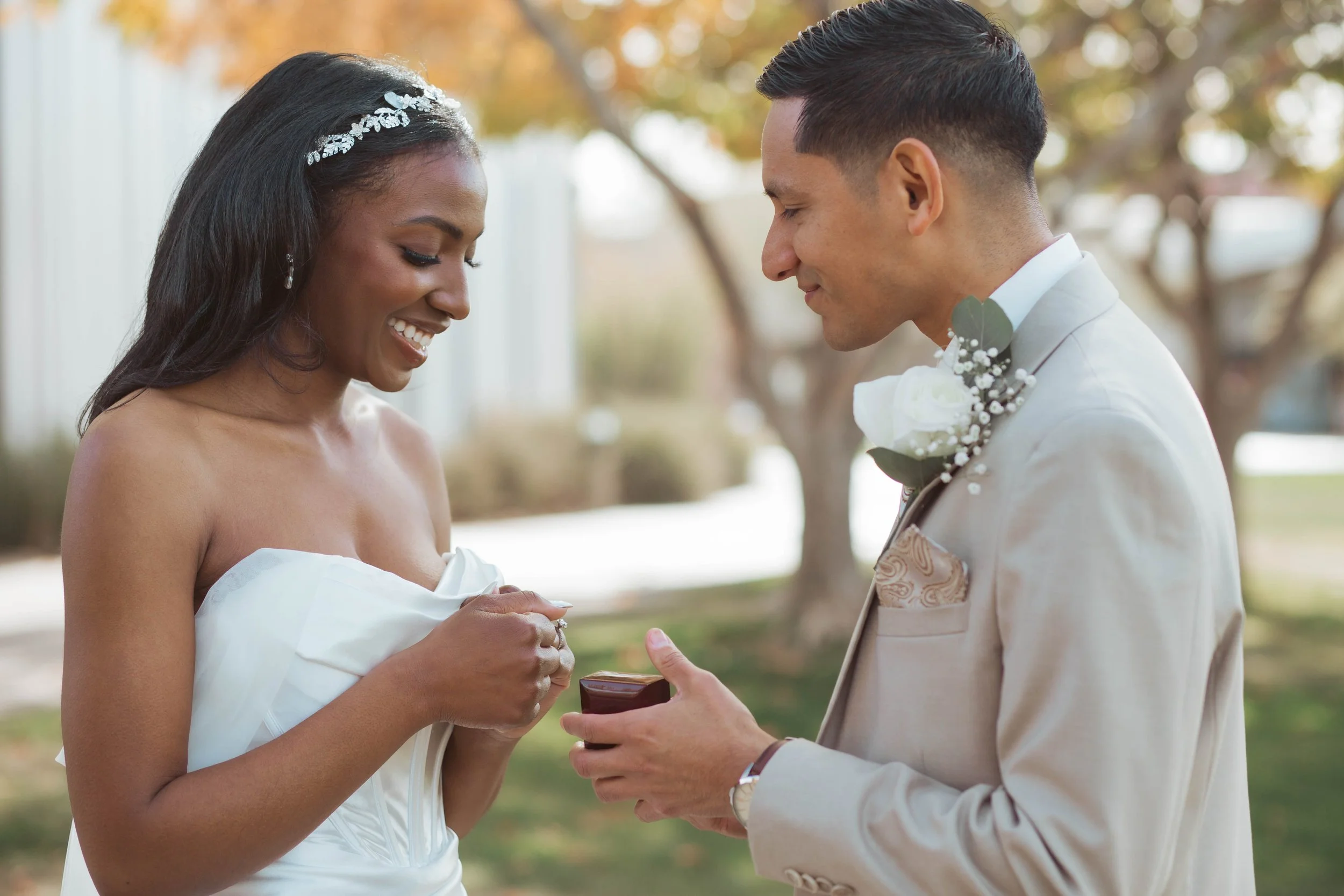 First look at Redemption Church in Gilbert with Jade and Abel exchanging rings privately