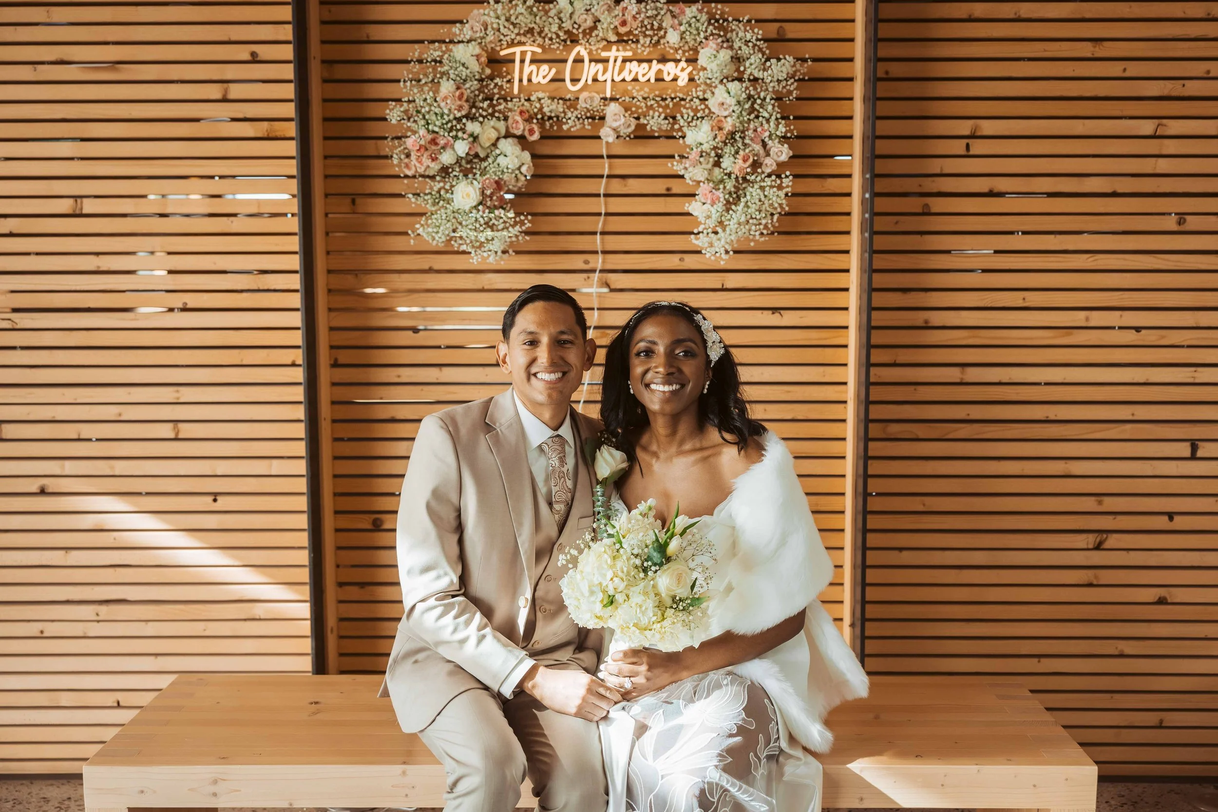 Wedding photo booth moments with friends and family in Gilbert