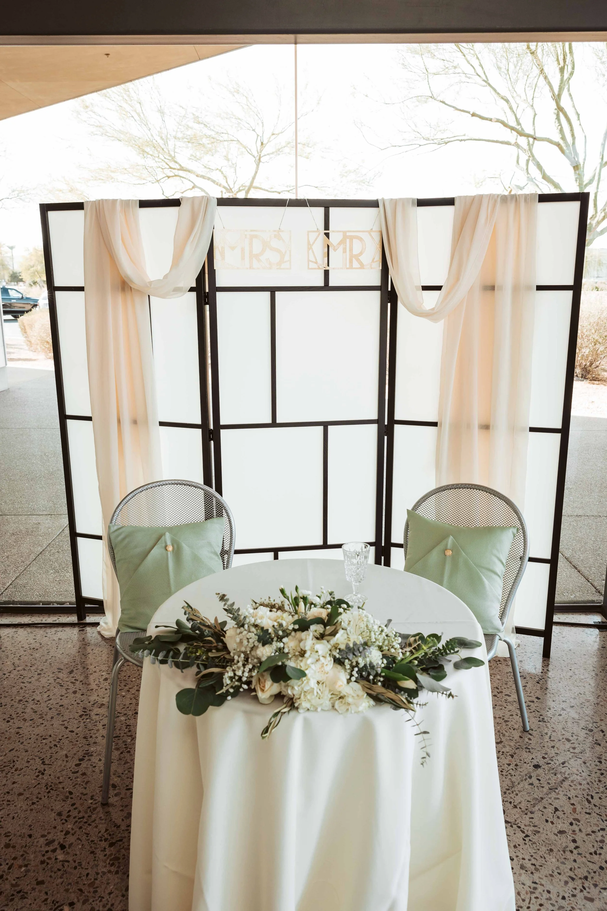 Bride and groom reception at Redemption gilbert