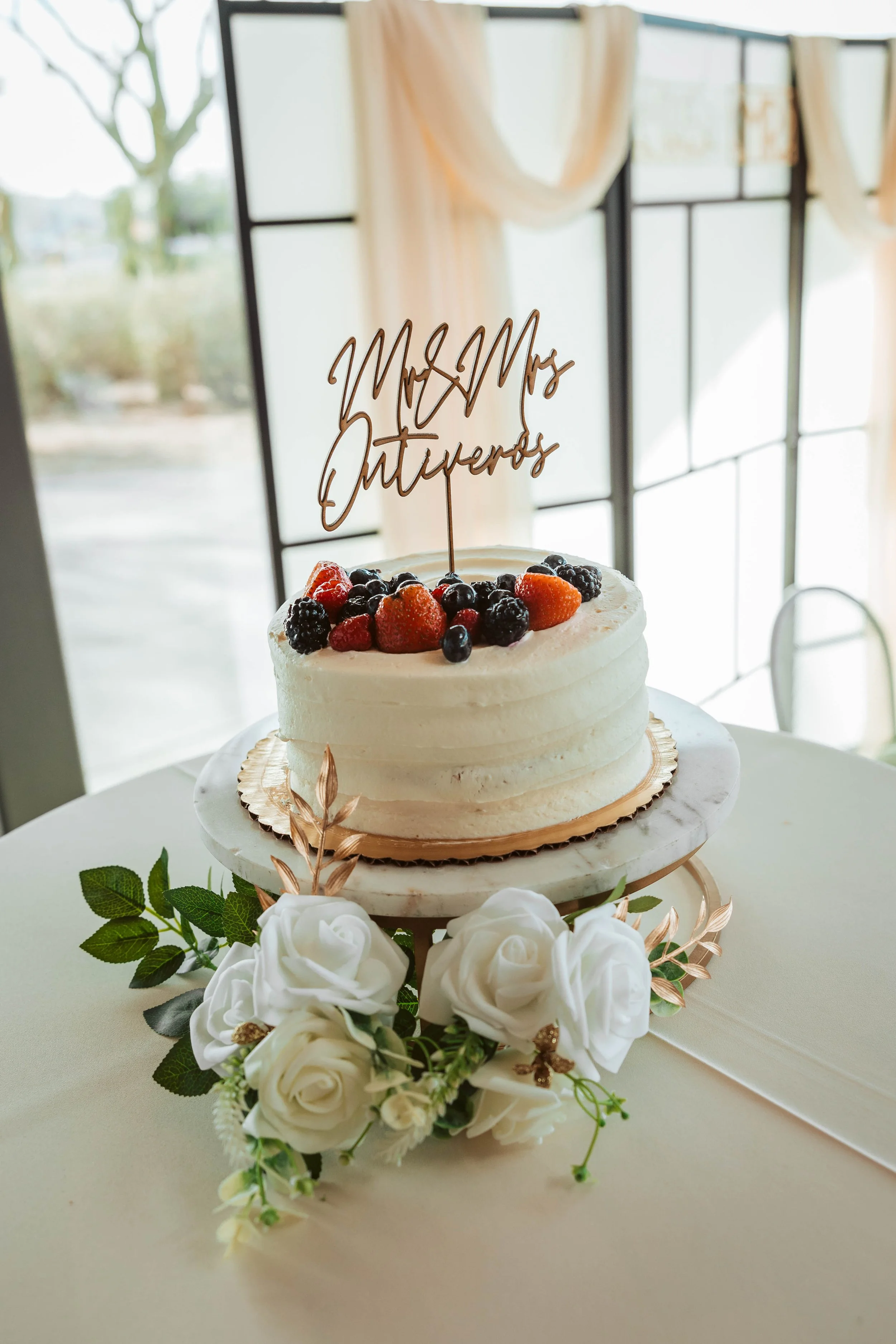 Jade and Abels wedding cake 