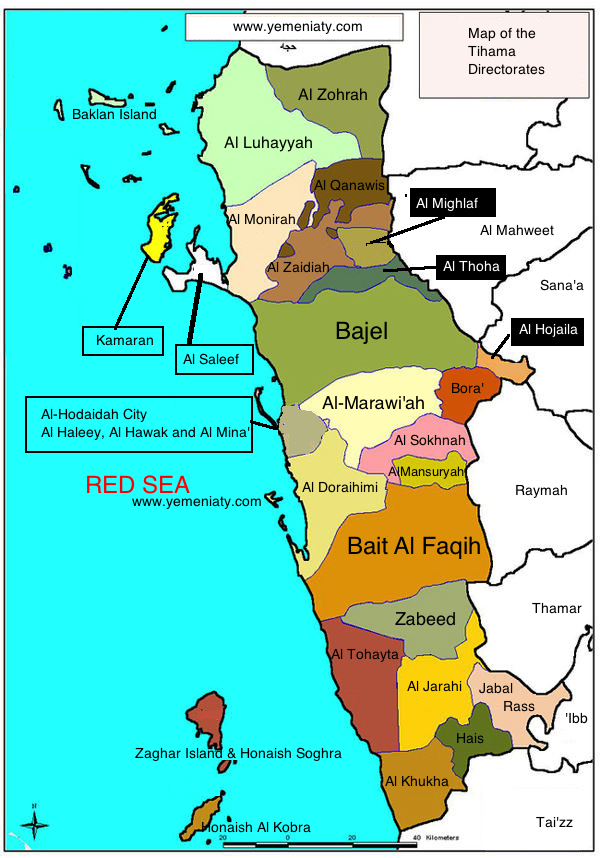 Directorates of the Tihama Region