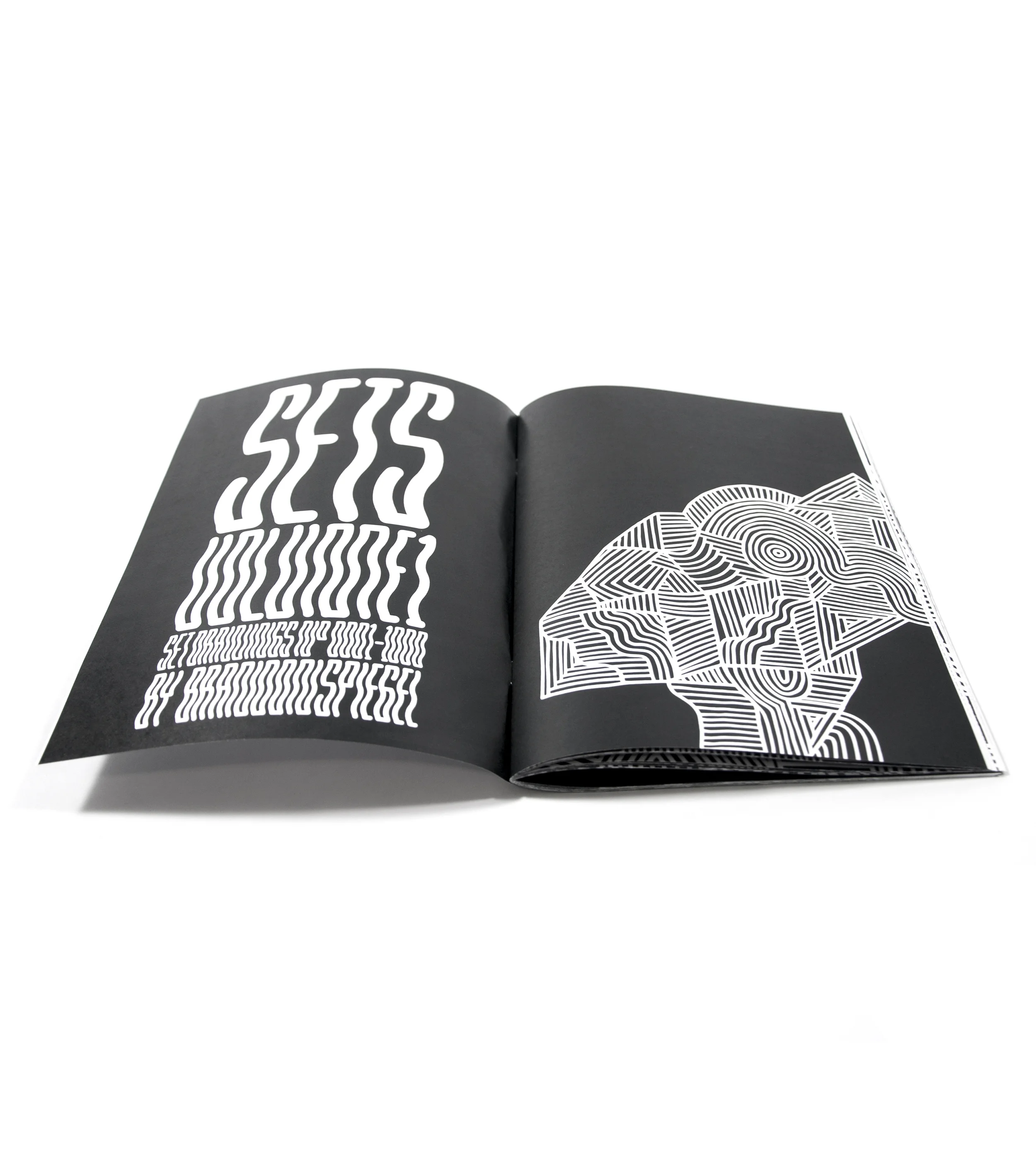 Sets Volume 1 Zine Set Drawings № 0001 - Set Drawing № 1000 c. 2012 - 2014 Sets Volume I is a curation of drawings from Set Drawings № 0001 - Set Drawing № 1000. Sets is an ongoing multimedia exploration of space, shape, form, and line. Originally developed of continuous line freehand drawings.