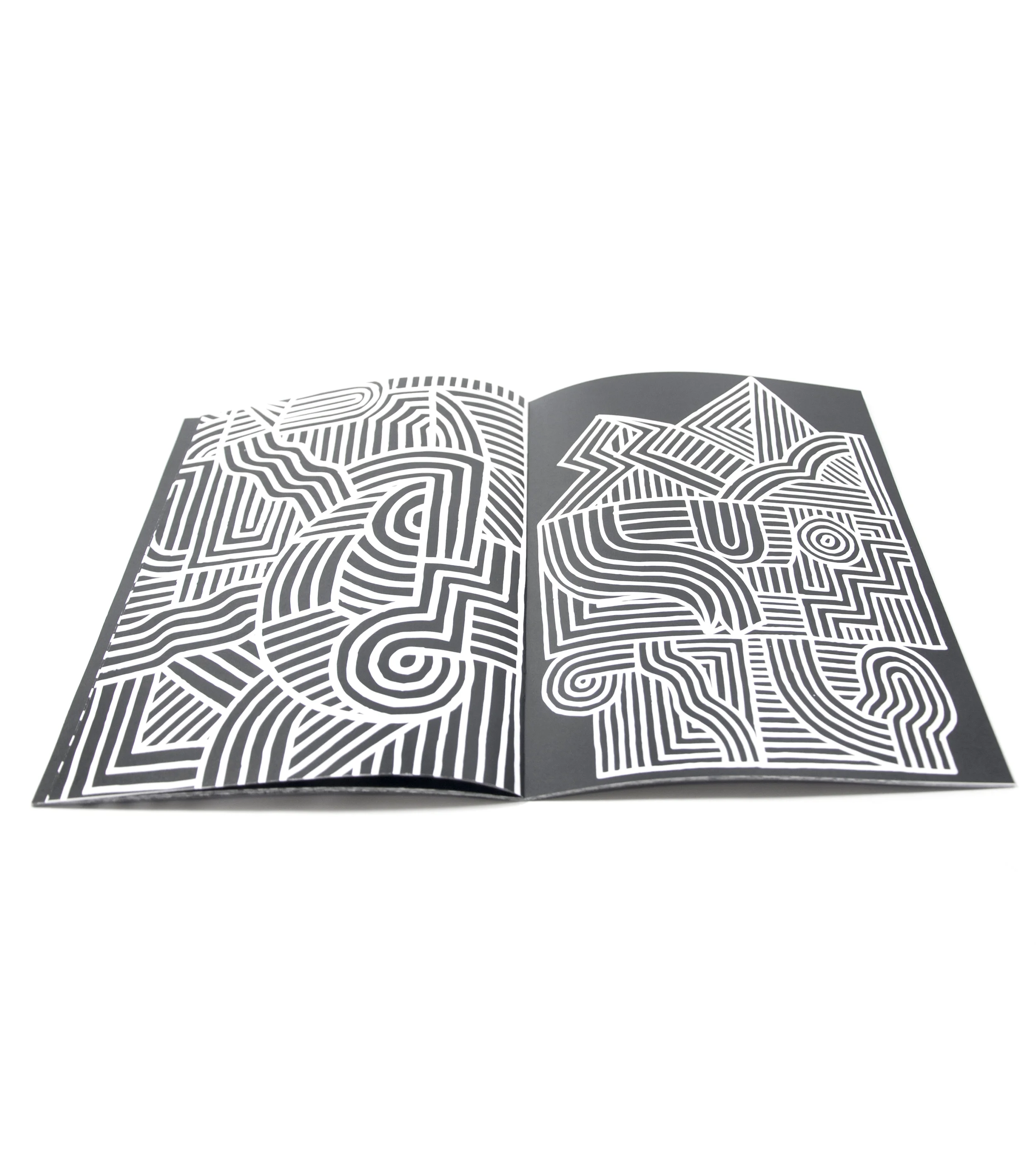 Sets Volume 1 Zine Set Drawings № 0001 - Set Drawing № 1000 c. 2012 - 2014 Sets Volume I is a curation of drawings from Set Drawings № 0001 - Set Drawing № 1000. Sets is an ongoing multimedia exploration of space, shape, form, and line. Originally developed of continuous line freehand drawings.