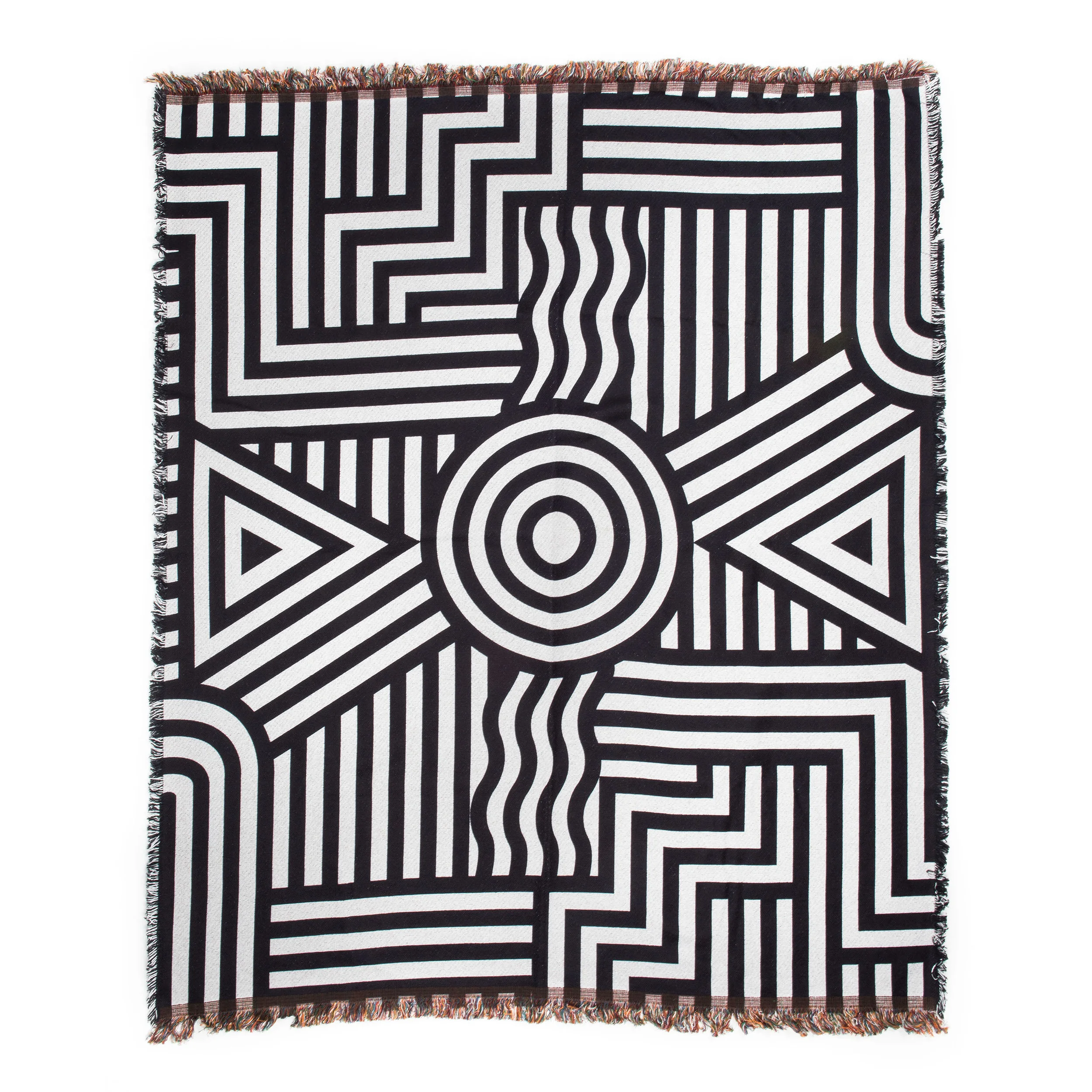 Symmetries ~ "Meditation" 54" x 60" Woven Jacquard Wall Hang