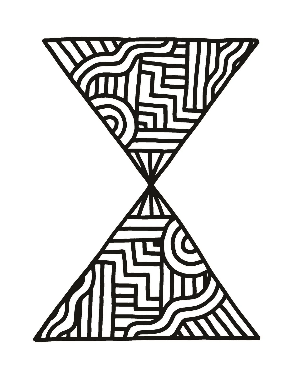 Symmetries Drawing ~ "Meditation" 