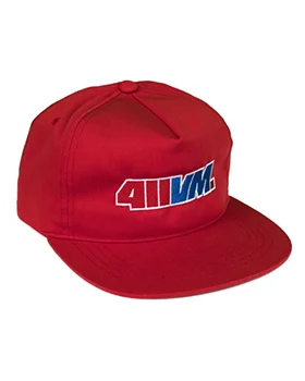 411VM FA17 Production. 5 panel unstructured Hi, with embroidered 3 color logo artwork.