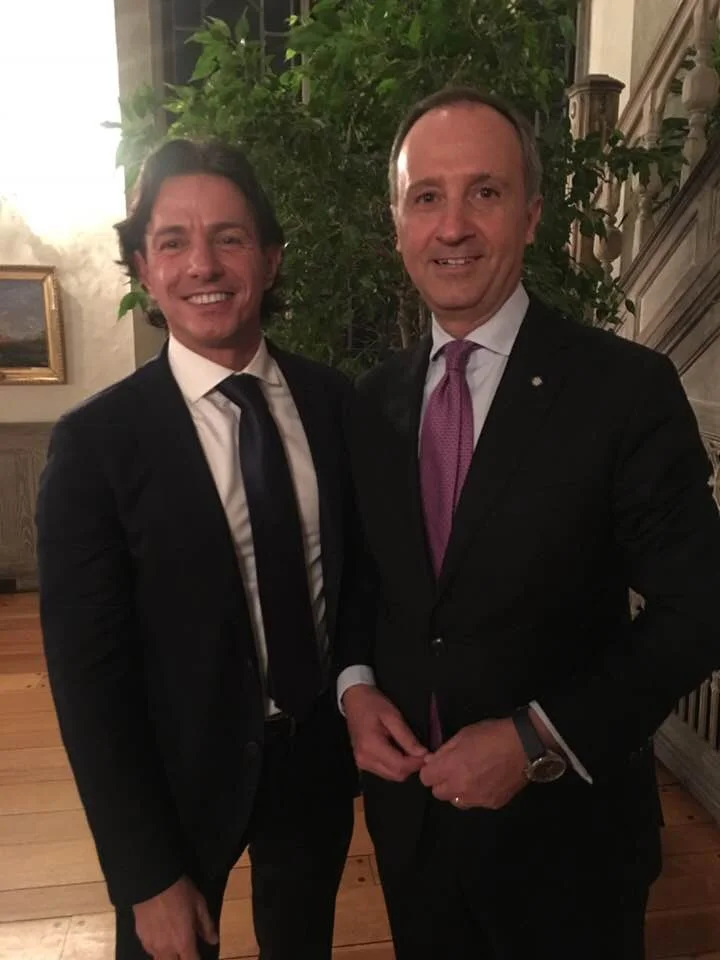 With Italian Ambassador to the U.S. H.E. Armando Varricchio.