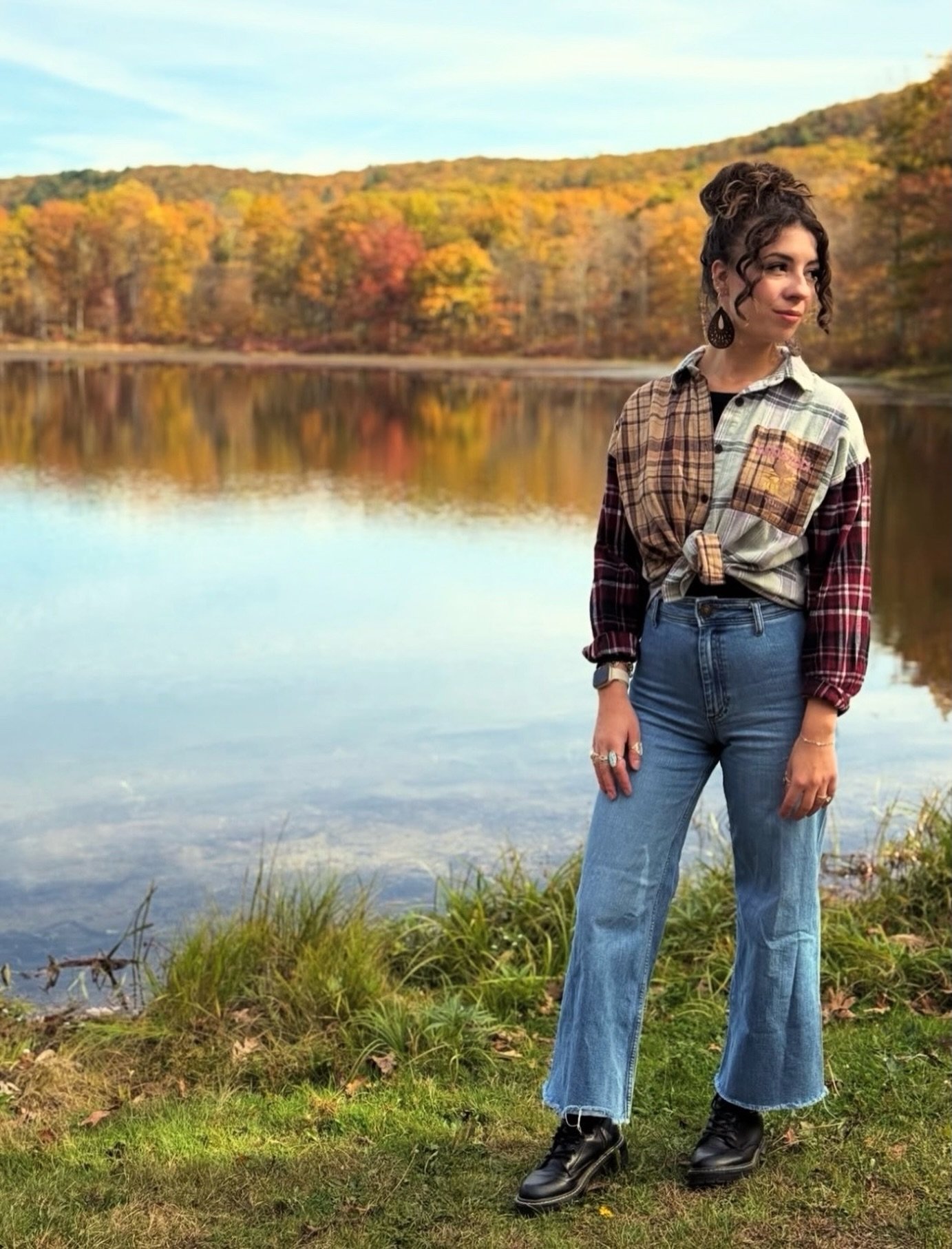 #Repost from customer @_peace_love_music_97 🍁 We love the outfit &amp; fall foliage! #WoodstockVibes