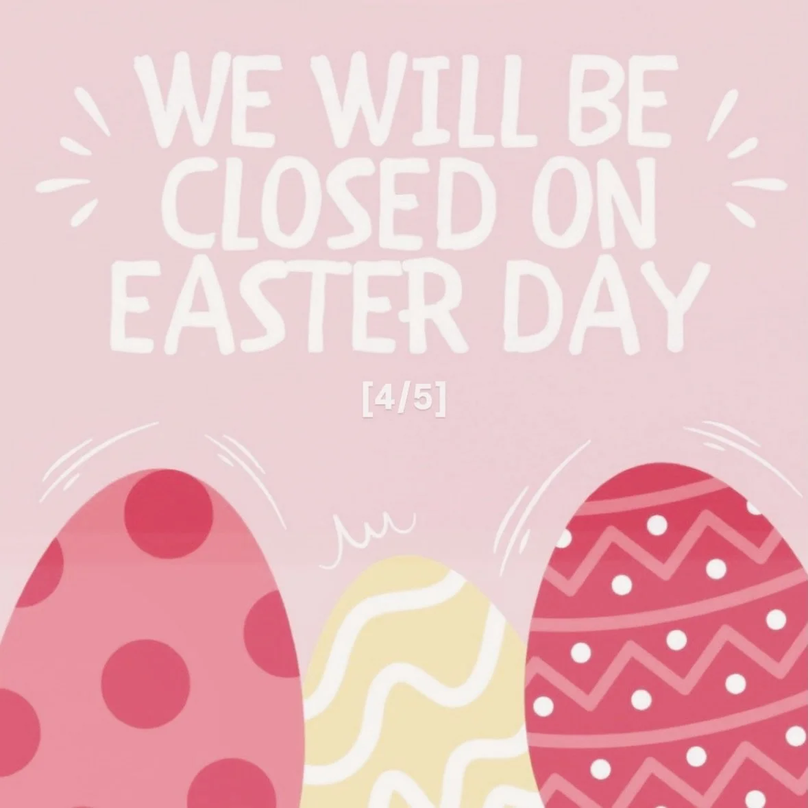 🐣 ANNOUNCEMENT 🐣 Woodstock Vibes &amp; Passaic Thrift will be CLOSED this Sunday (4/5) for Easter. We are open regular hours today, tomorrow, and Monday! 🐰🌸