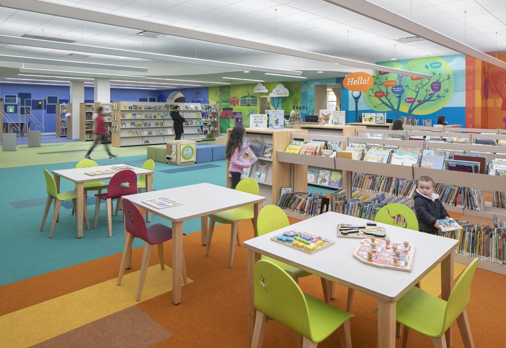 Thayer Public Library Children's Reading Room, Braintree MA - Arrowstreet