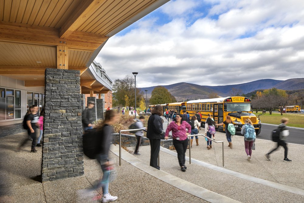 Mount Graylock Regional High School, Williamstown MA - Traverse Landscape Architects