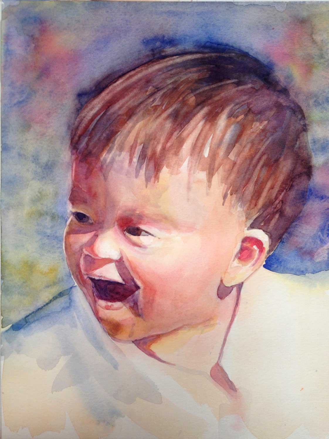 Vicki's painting of her grandson