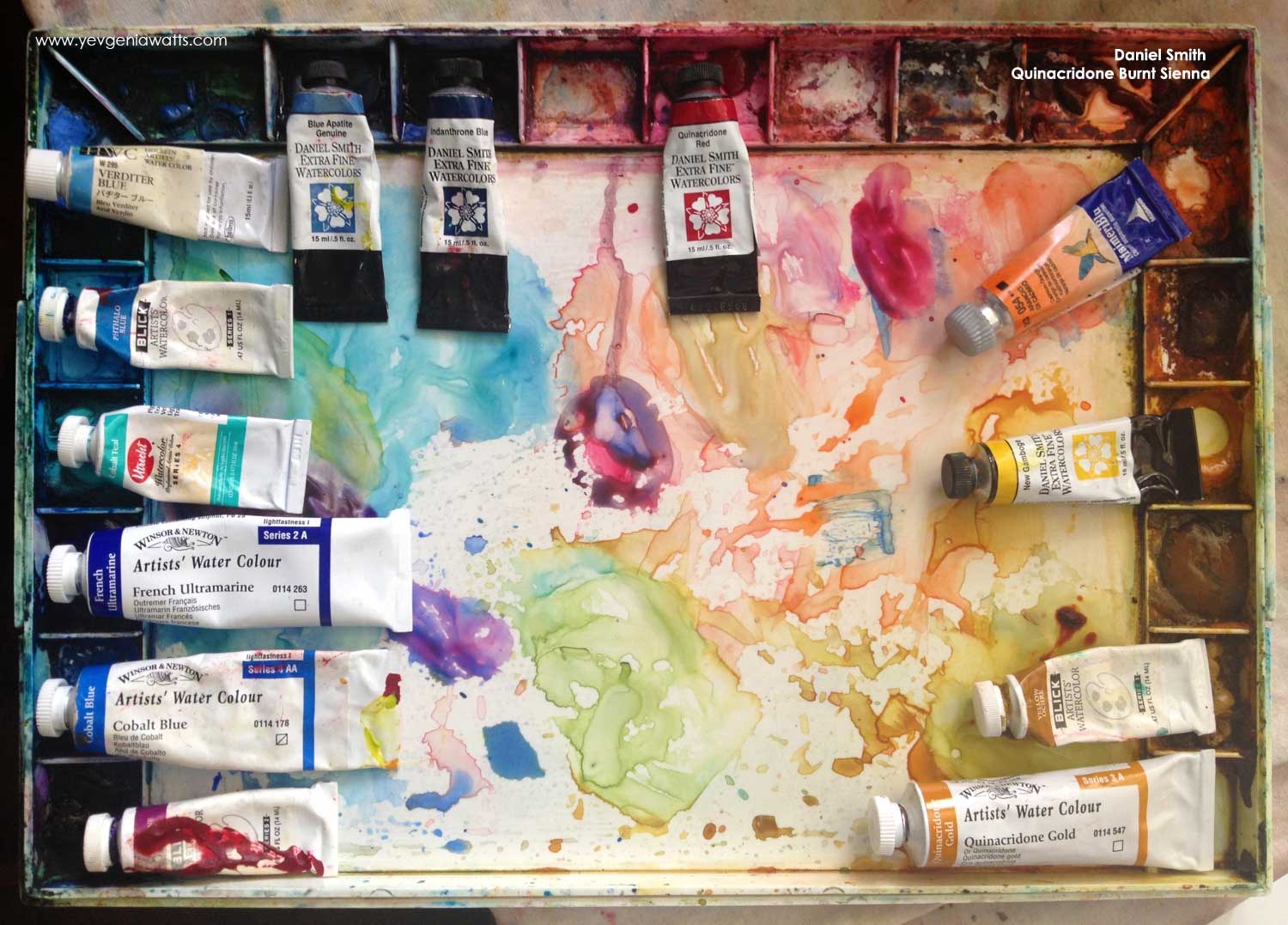 Do you let your watercolor paint dry on the palette? — Yevgenia Watts