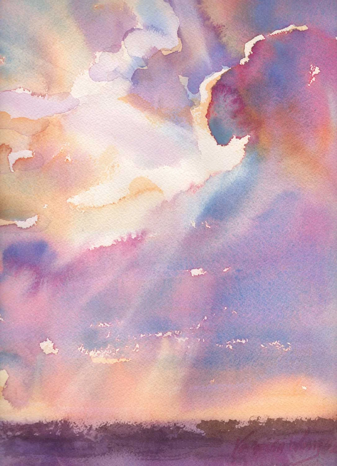 Silver Lining Signed Print