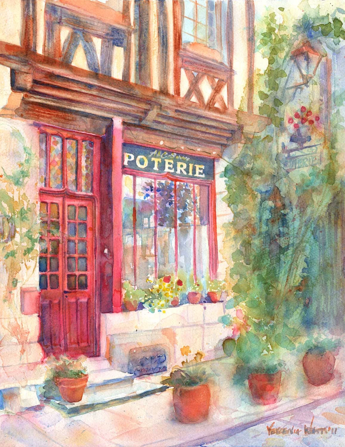 David's Europe 2 - A&C Squire Poterie Signed Print