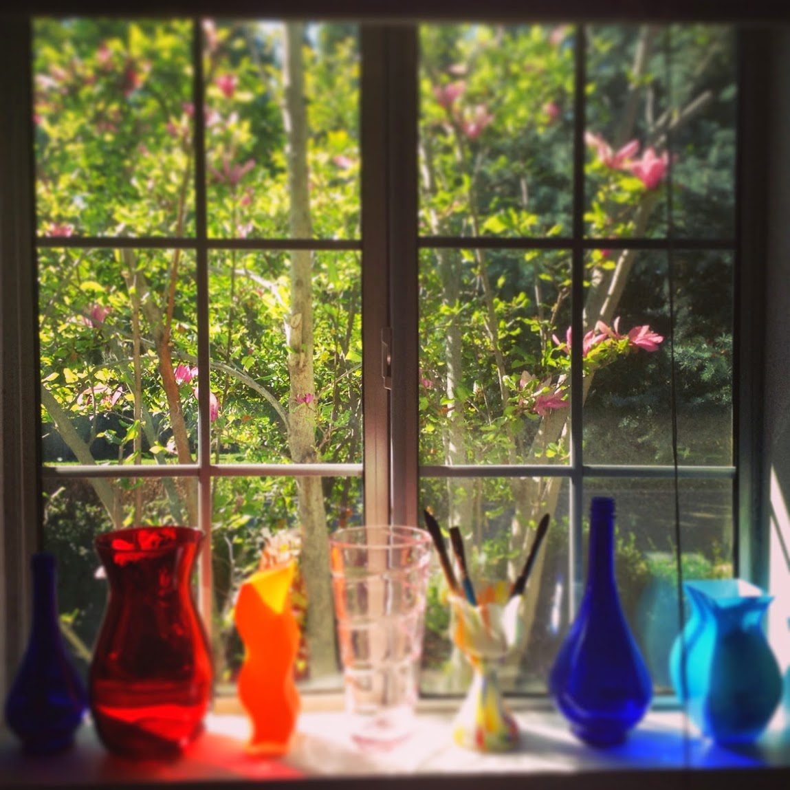 Our breakfast nook window.