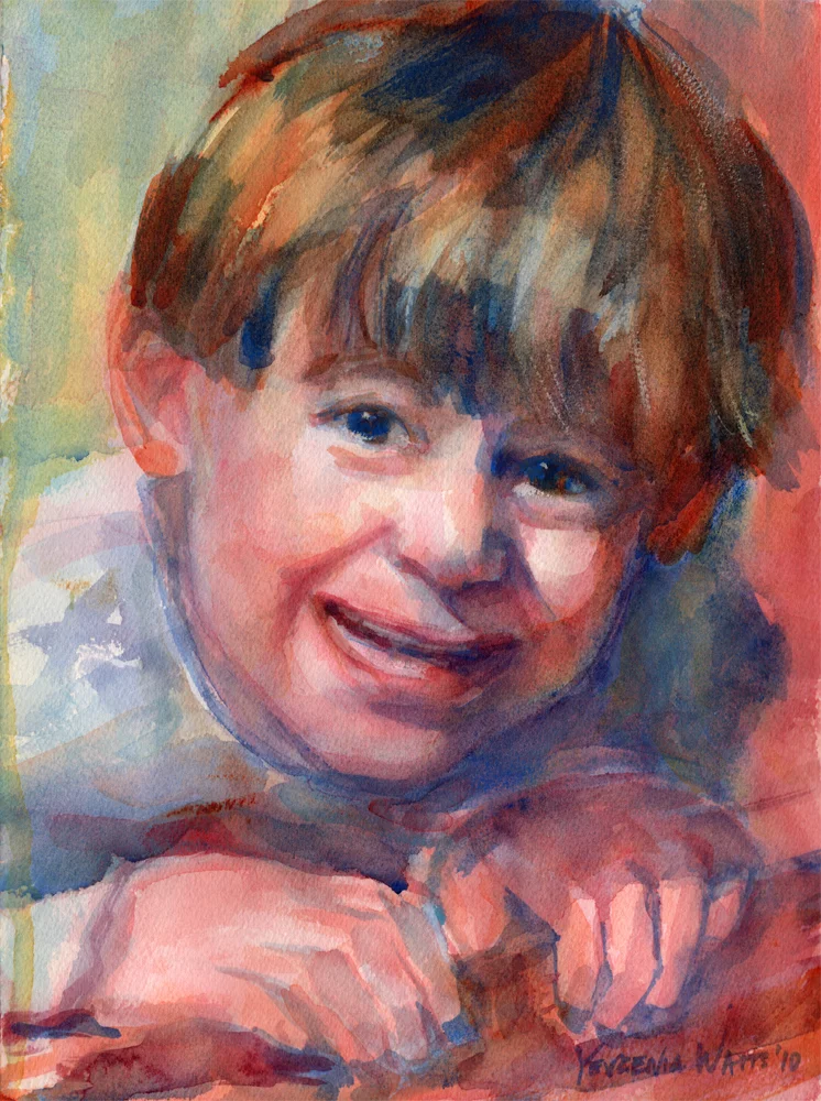 A Portrait A Day 43 - Allen - step by step